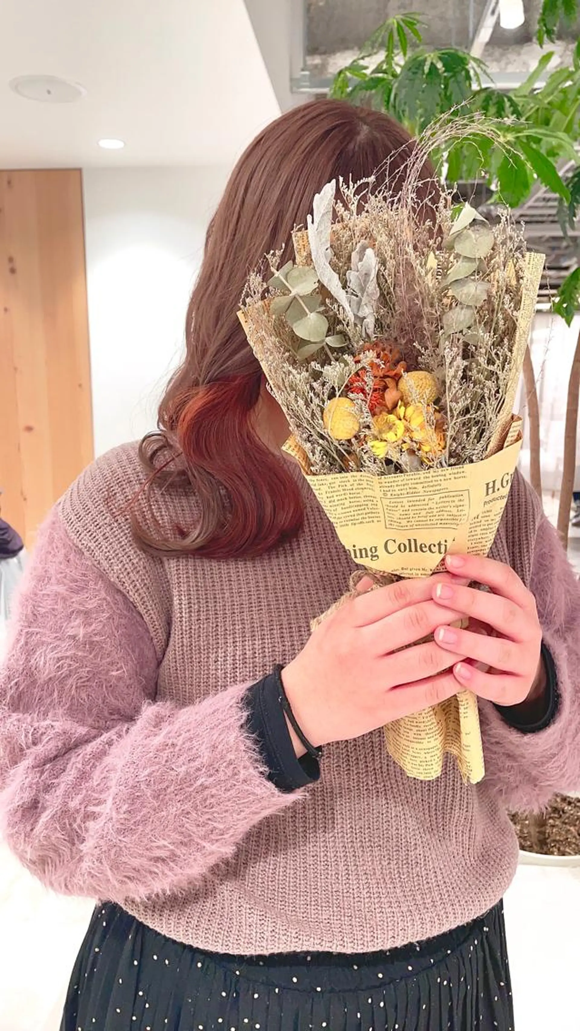 セミロング カラー ブリーチ ヘアカラー トリートメント 渋谷:インナーカラー ／🍒エリカ🍒のヘアスタイル