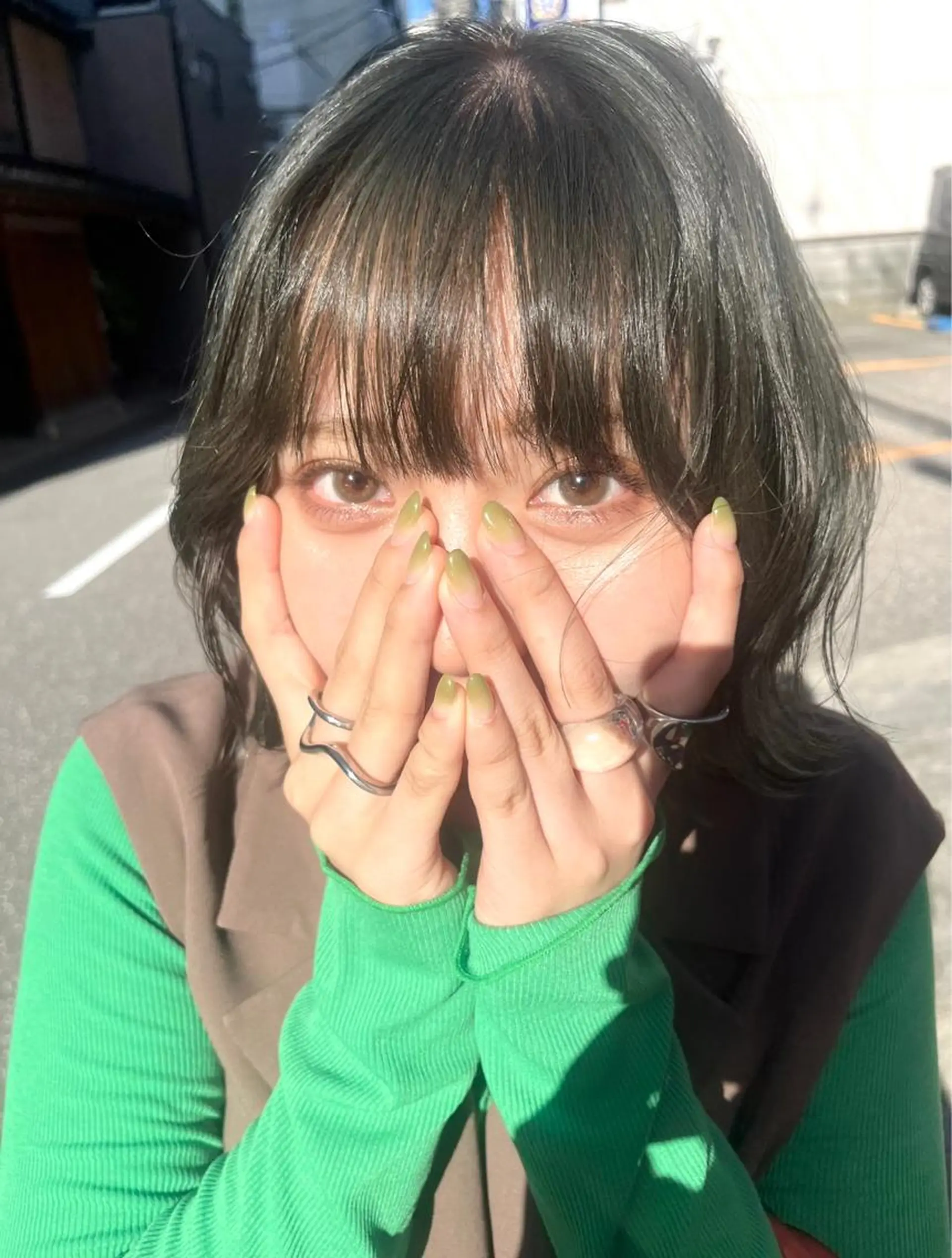 ショート ヘアカラー トリートメント 🟣niw SHUNNA🟣のヘアスタイル