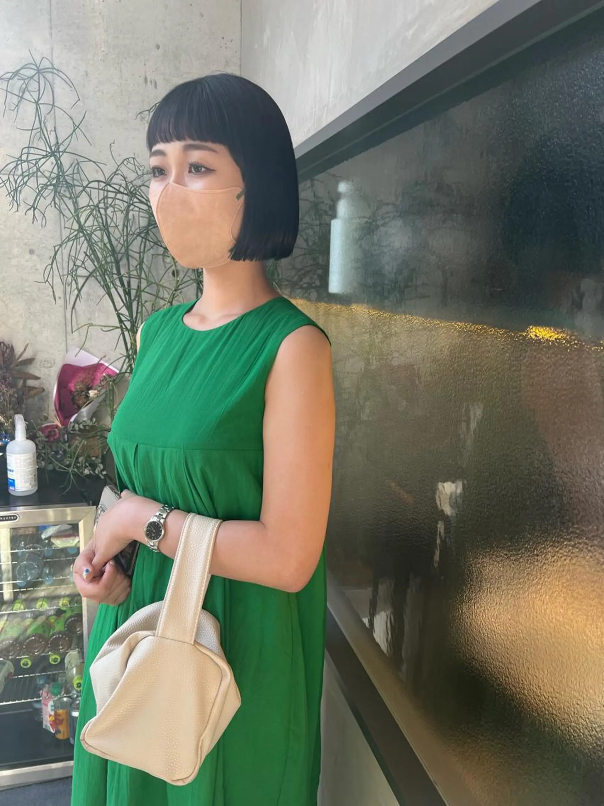 ショート パーマ ボブ 顔周りカット ストレートパーマ カット 縮毛矯正 sakoda shunkiのヘアスタイル