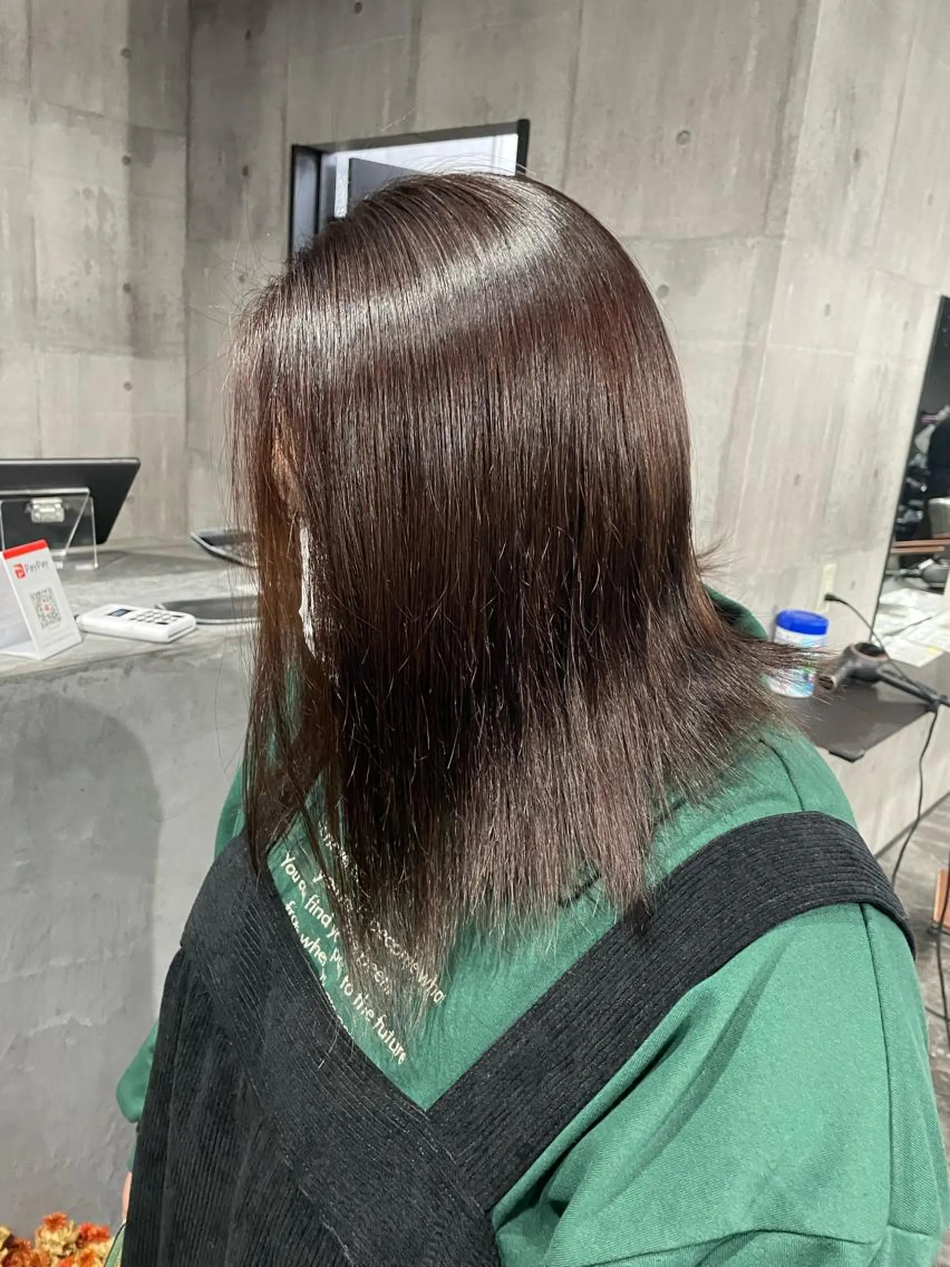 セミロング カラー ブラウンカラー ピンクカラー ピンクブラウン 👾TAMURA MAAYA👾のヘアスタイル