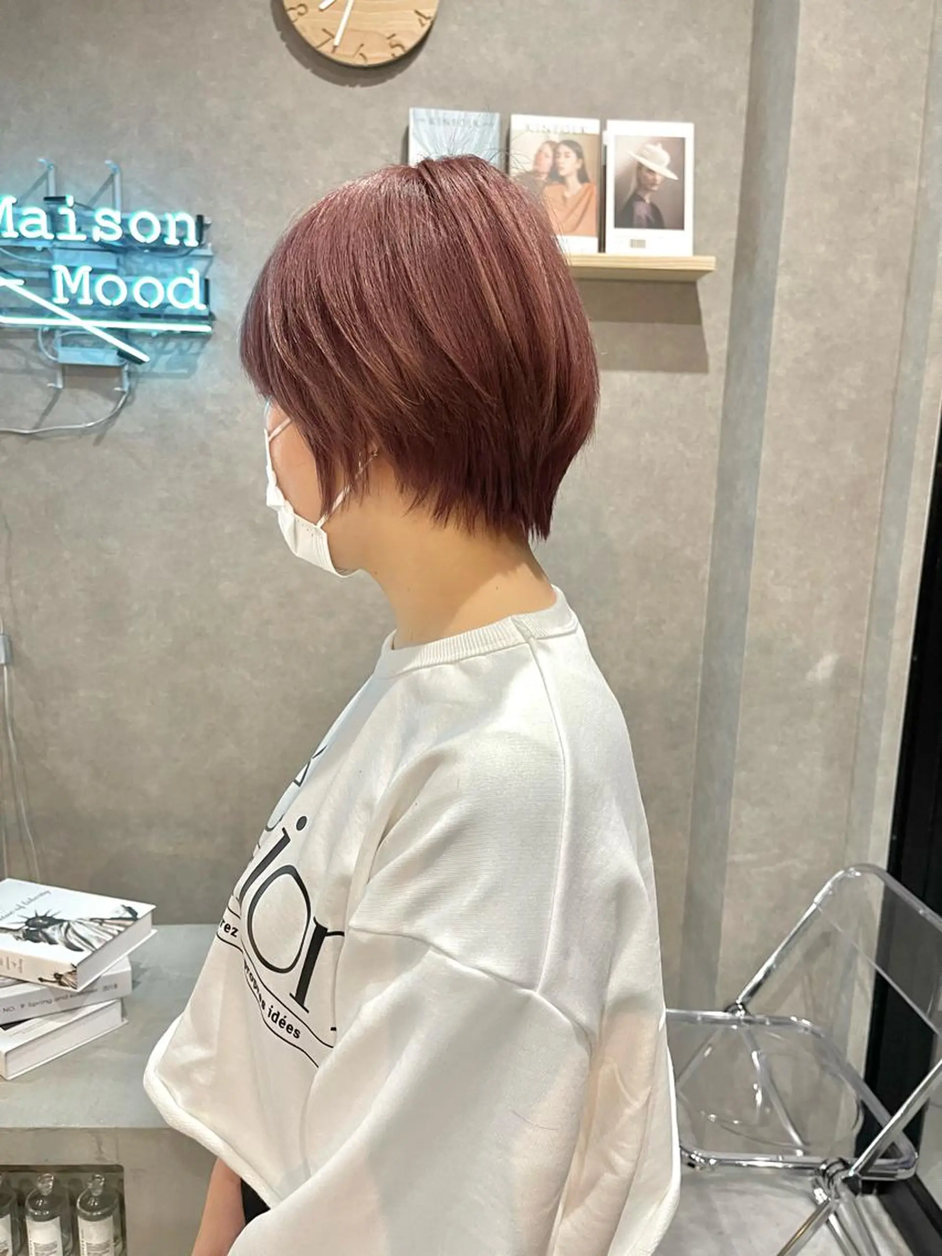 ショート カラー カット ヘアカラー トリートメント 一ノ瀬 暁のヘアスタイル