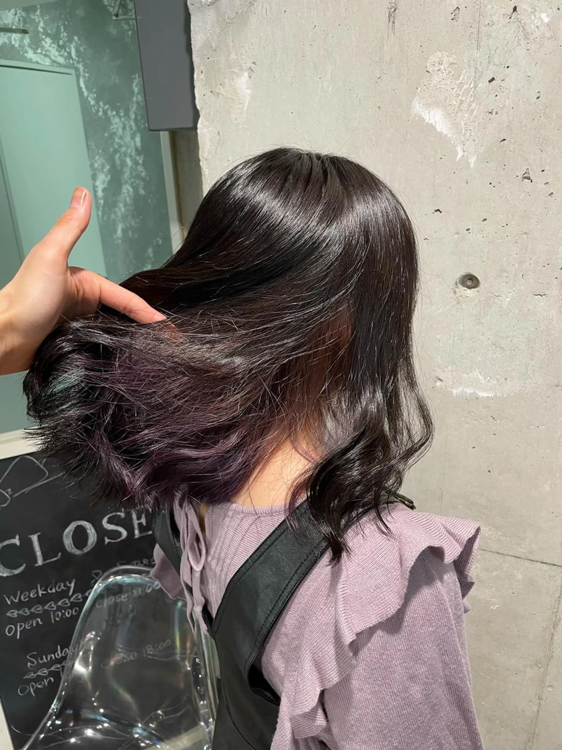 セミロング カラー ベージュカラー💖 やすひろのヘアスタイル