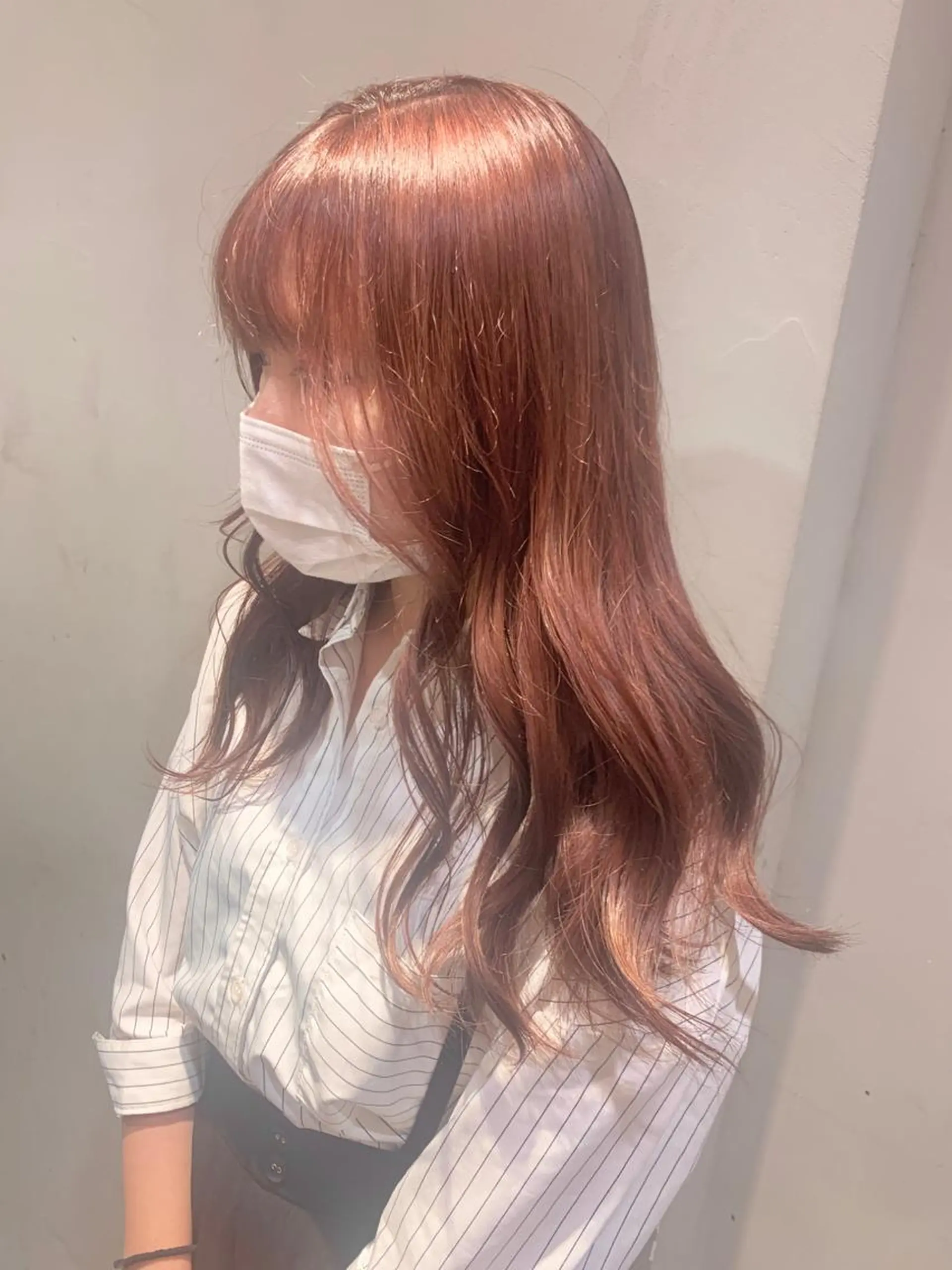 ロング カラー ピンクカラー カット ヘアカラー トリートメント ヘッドスパ 🎀艶モテカラー🎀 彩季のヘアスタイル