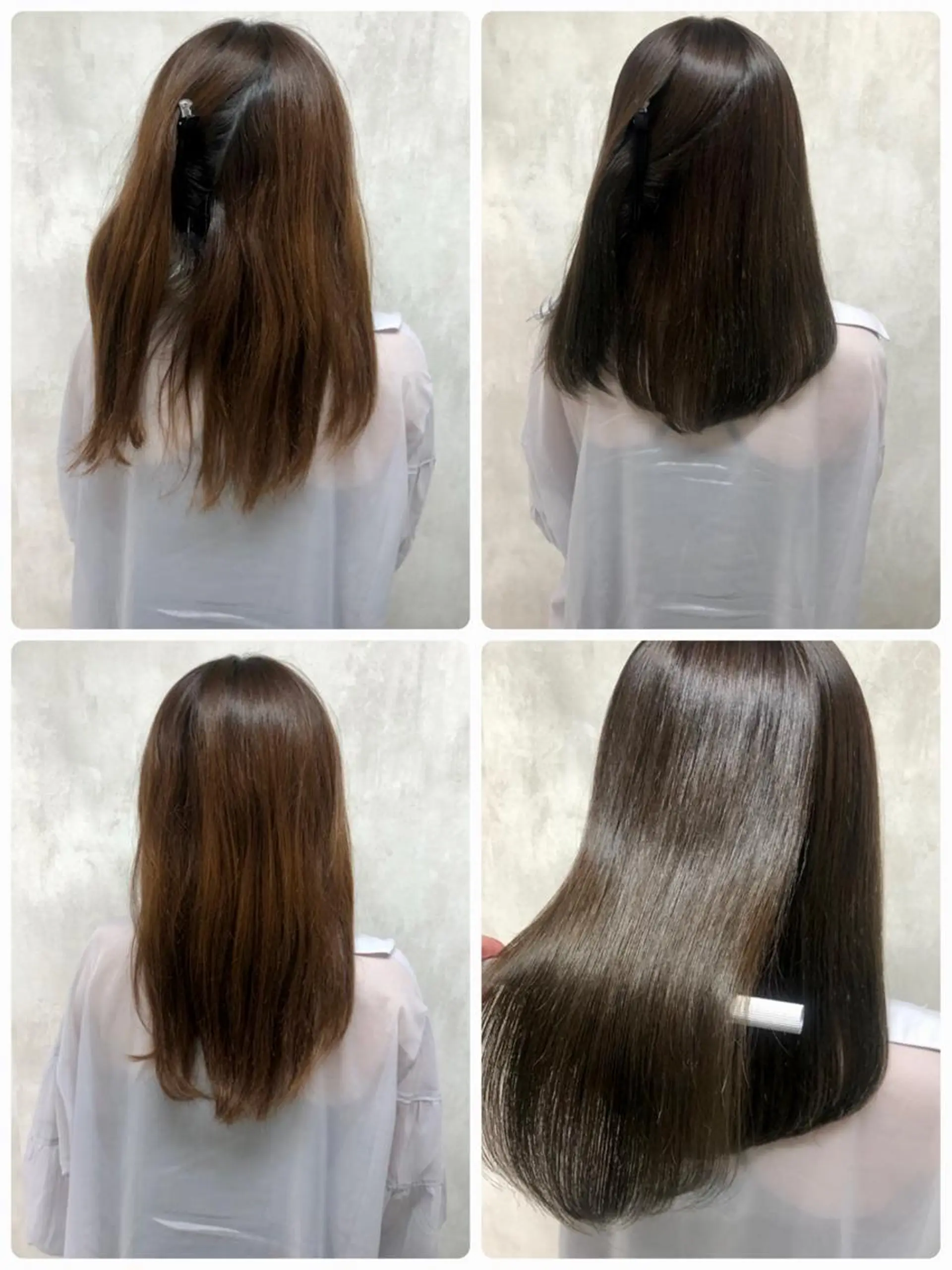 ミディアム カット ヘアカラー 縮毛矯正 トリートメント ⚠️美容室迷子⚠️ 谷口にお任せ😊のヘアスタイル