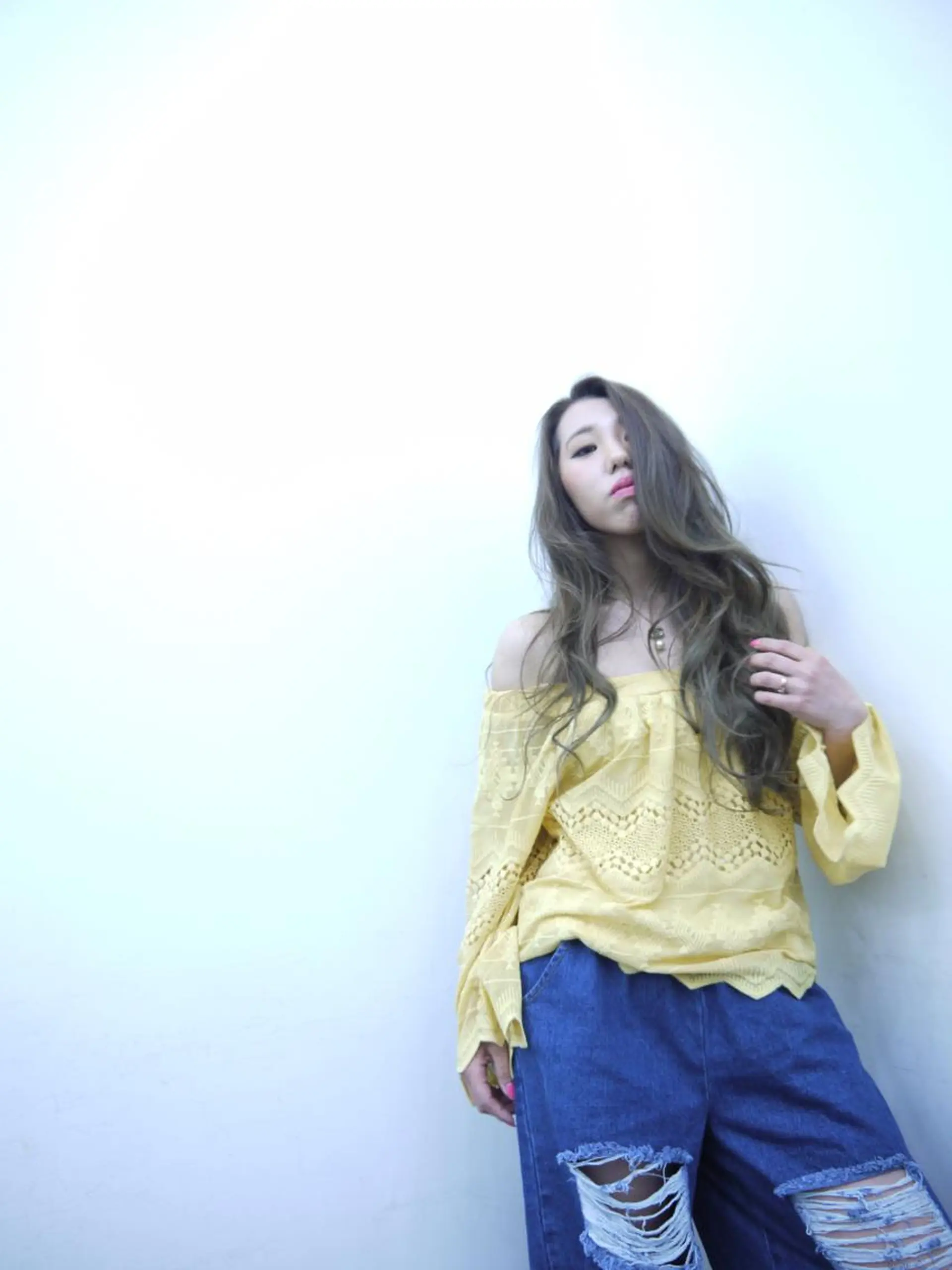 ロング カラー 艶髪職人 山本隼正のヘアスタイル