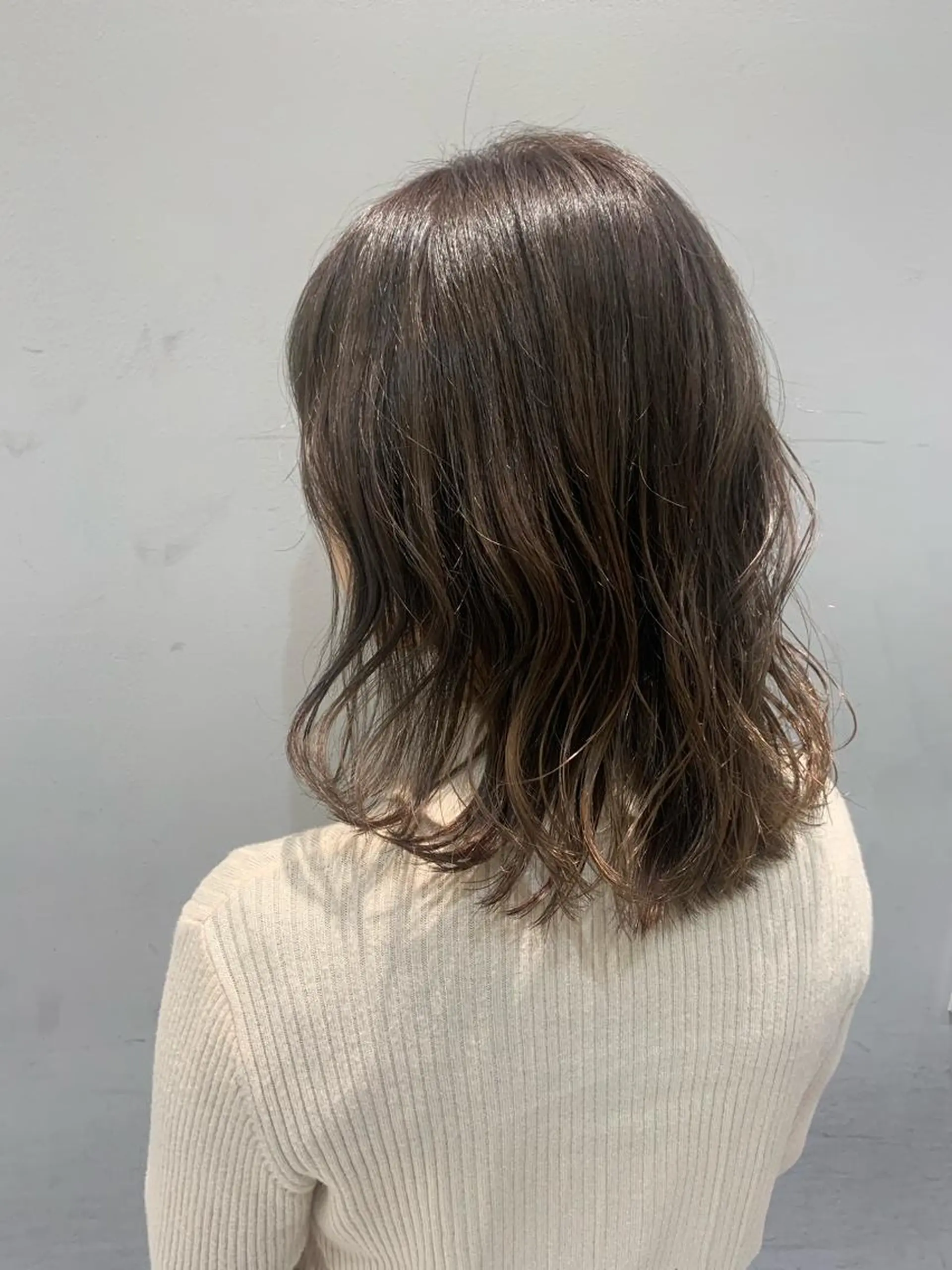 ミディアム カラー トリートメント 髪質改善/縮毛矯正 🎀小林 唯 🎀のヘアスタイル