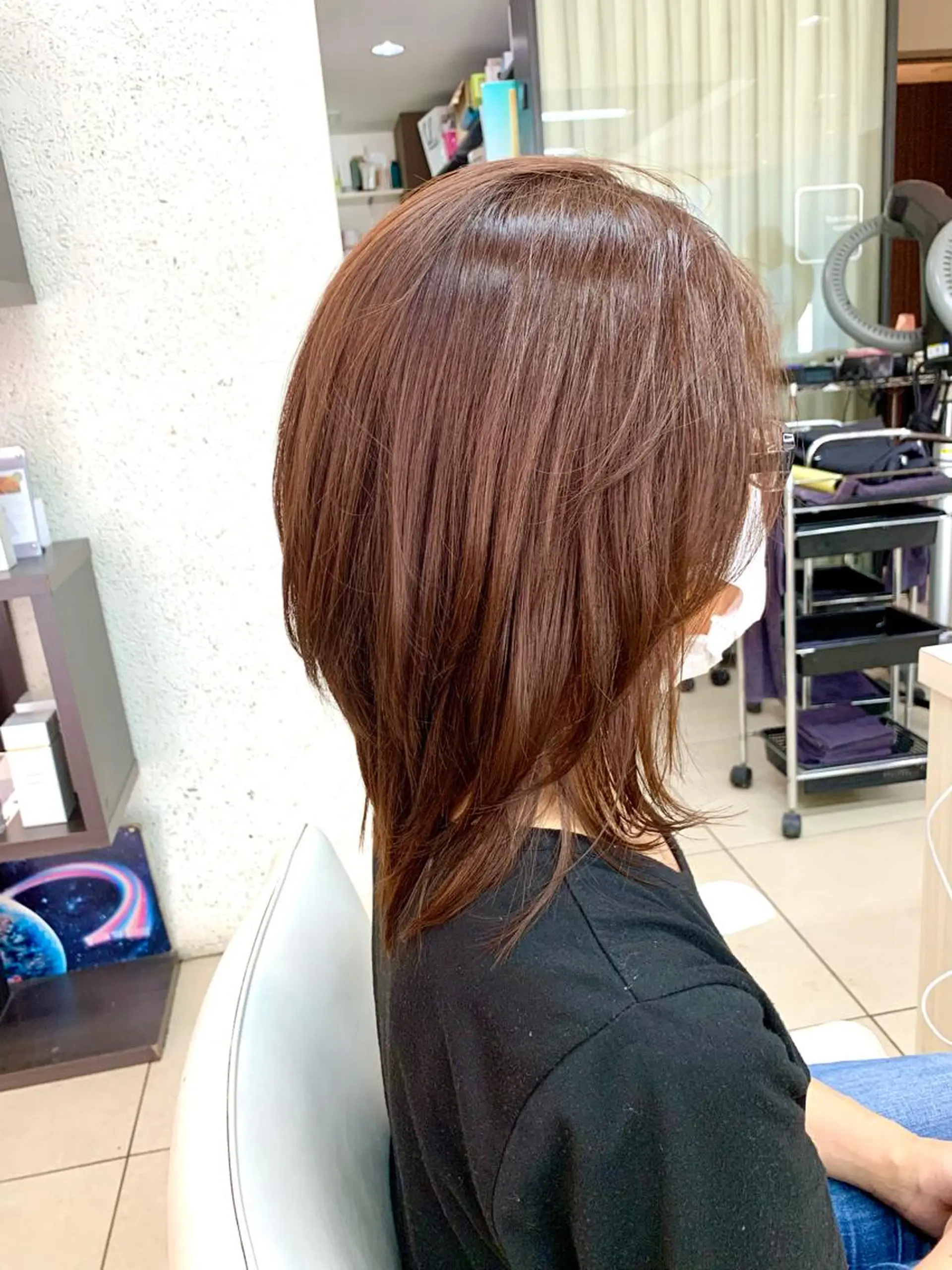 セミロング レイヤーカット ウルフカット 🩵完全マンツー🩵 kiryuのヘアスタイル