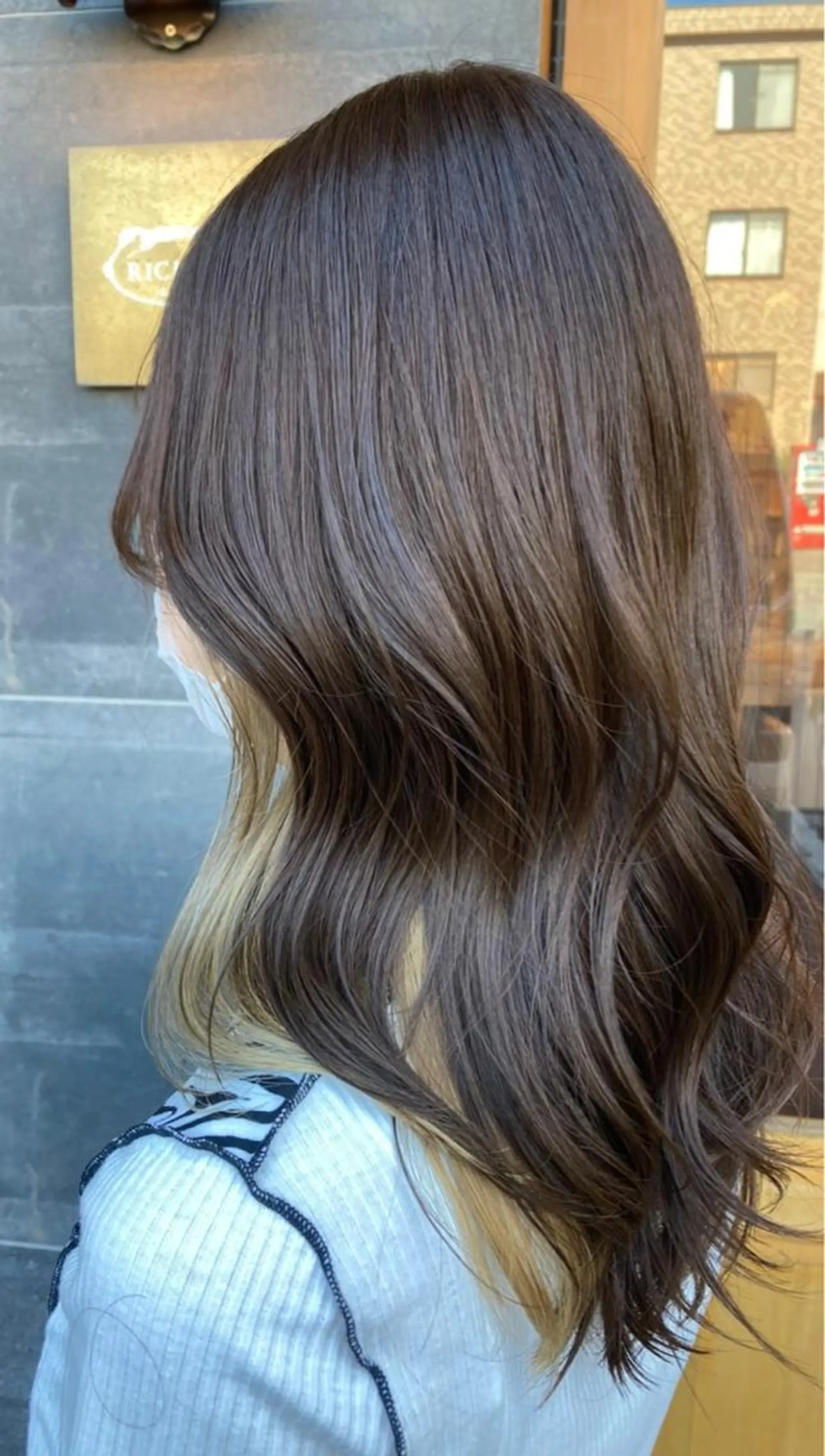 ロング カラー 松井 竜輝のヘアスタイル