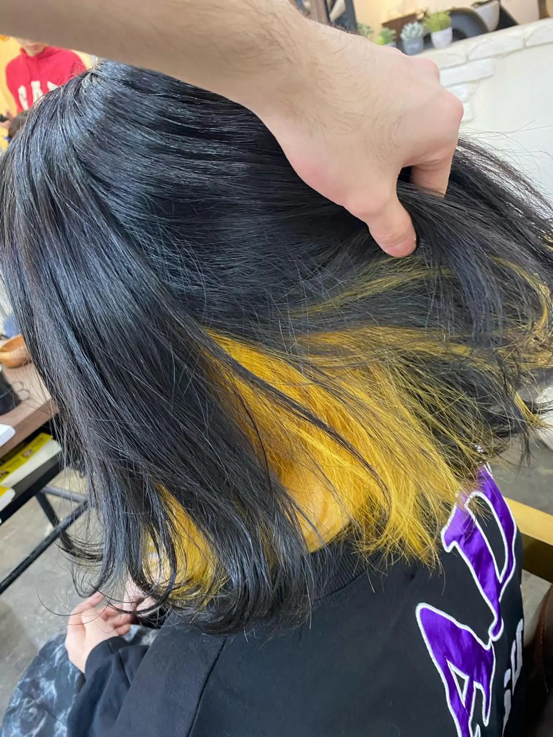 ミディアム カラー ヘアアレンジ 【艶髪×韓国風】 毛流れ職人 RYOのヘアスタイル