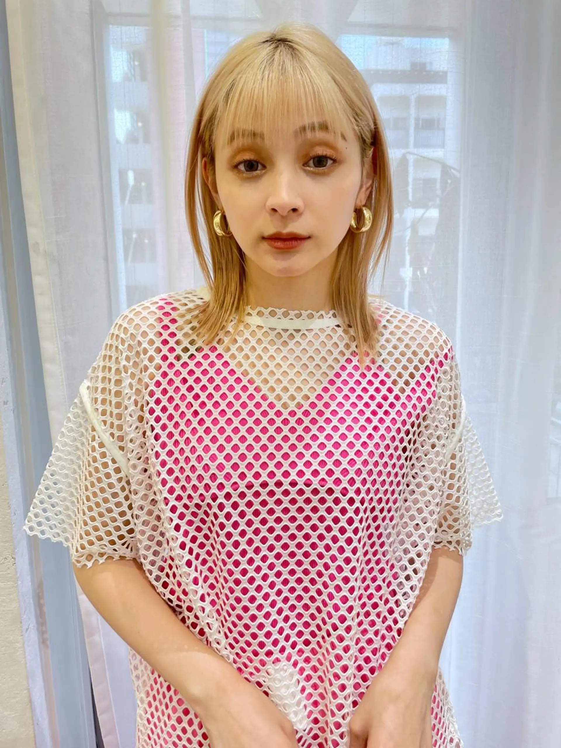 ミディアム カラー カット ヘアカラー トリートメント ♥️ブリーチ/ボブ/ レイヤー♥️maiのヘアスタイル