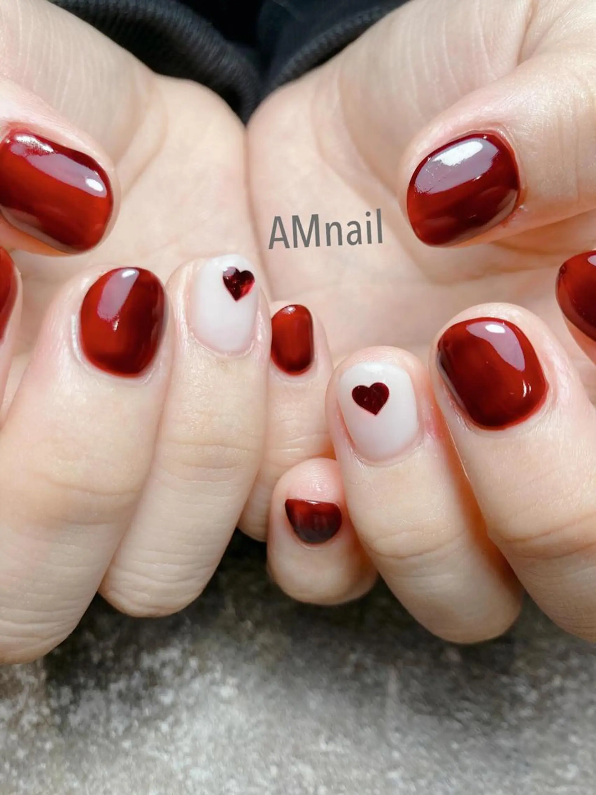 ネイル アートネイル 持ち込み シンプルネイル ハンドネイル Am:nail 柏 SUE（スゥ）のネイルデザイン