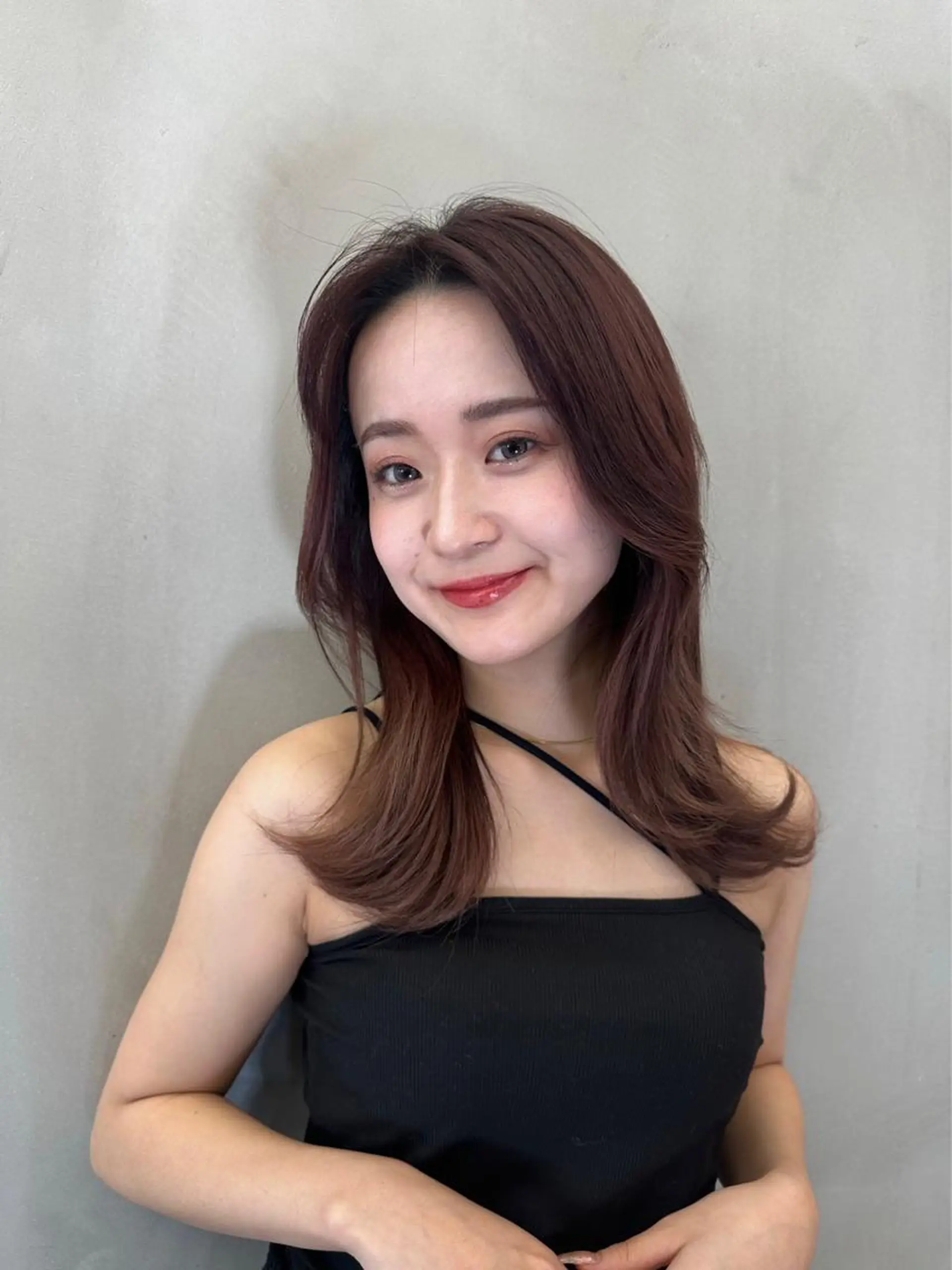 ミディアム カラー ヘアカラー トリートメント Lond luce心斎橋所属・🍀小川大輔🍀 ボブ/ブリーチ🥇のヘアスタイル