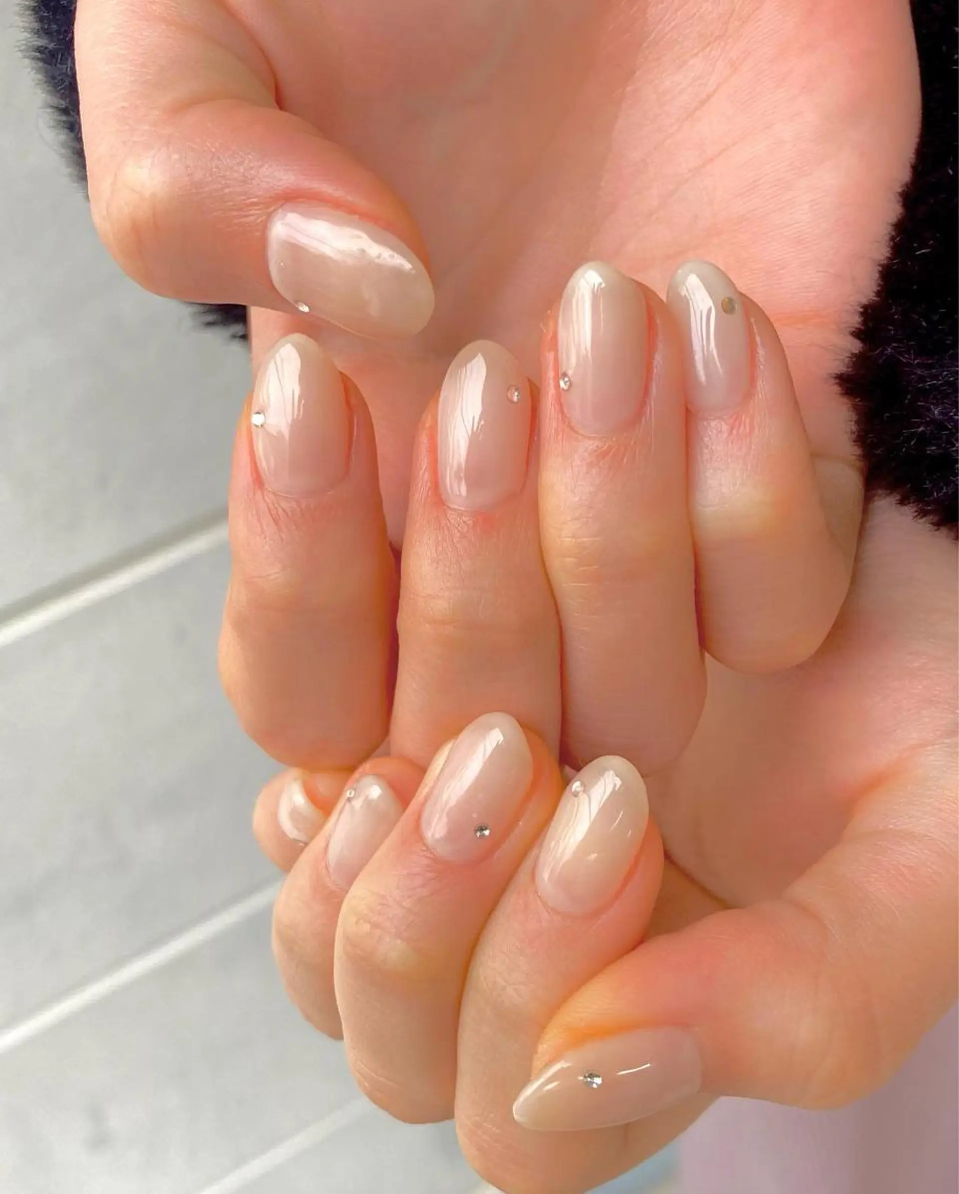 ネイル クリアネイル ワンカラーネイル otsurunail (オツルネイル)のネイルデザイン