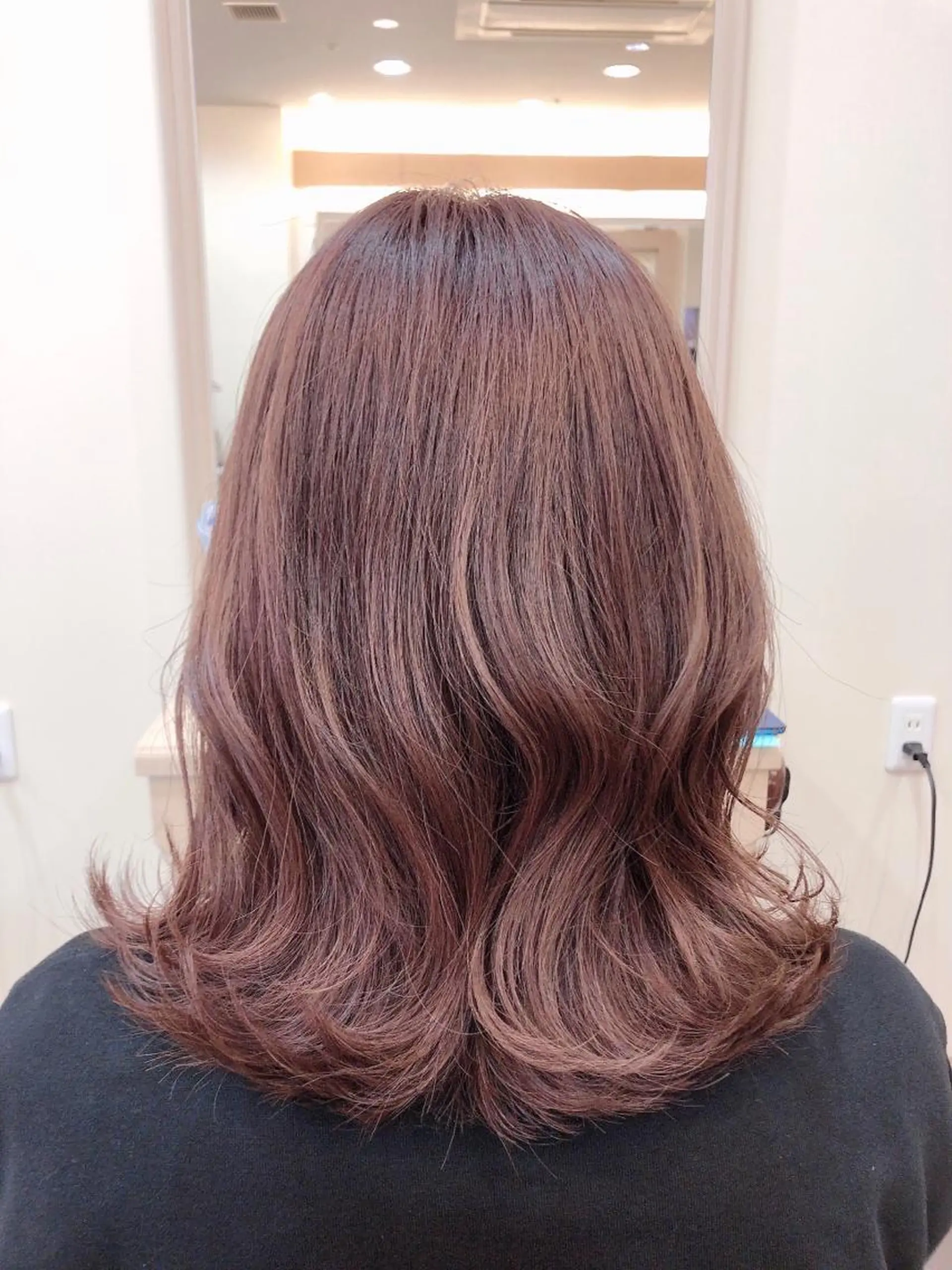 ミディアム カラー グレージュ イルミナカラー ピンクカラー ヘアカラー 尚平 40代からの 髪質改善専門のその他イメージ