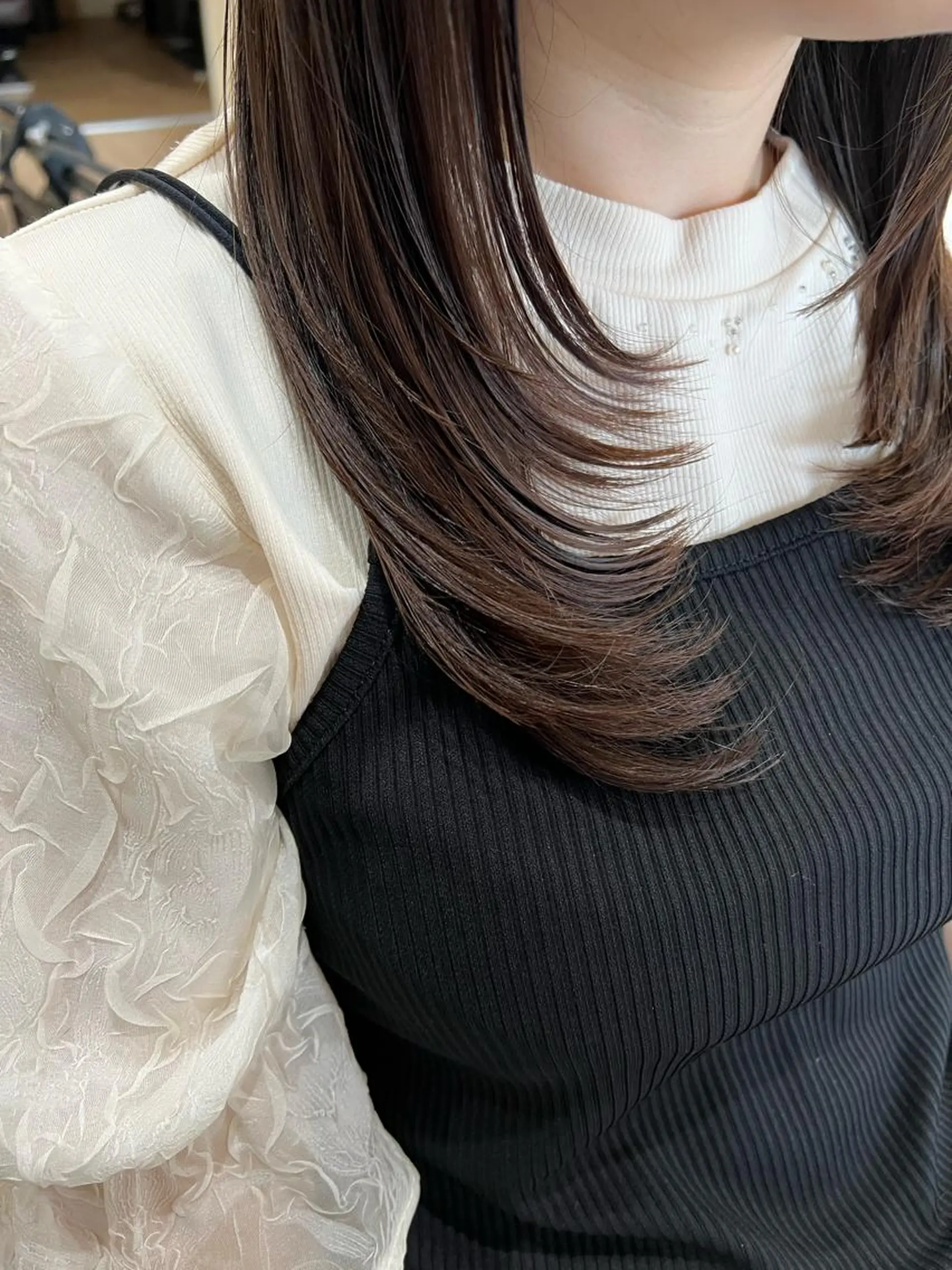 ロング カラー レイヤーカット カット トリートメント 新越谷noble店長 松本拓也▶◀*.のヘアスタイル