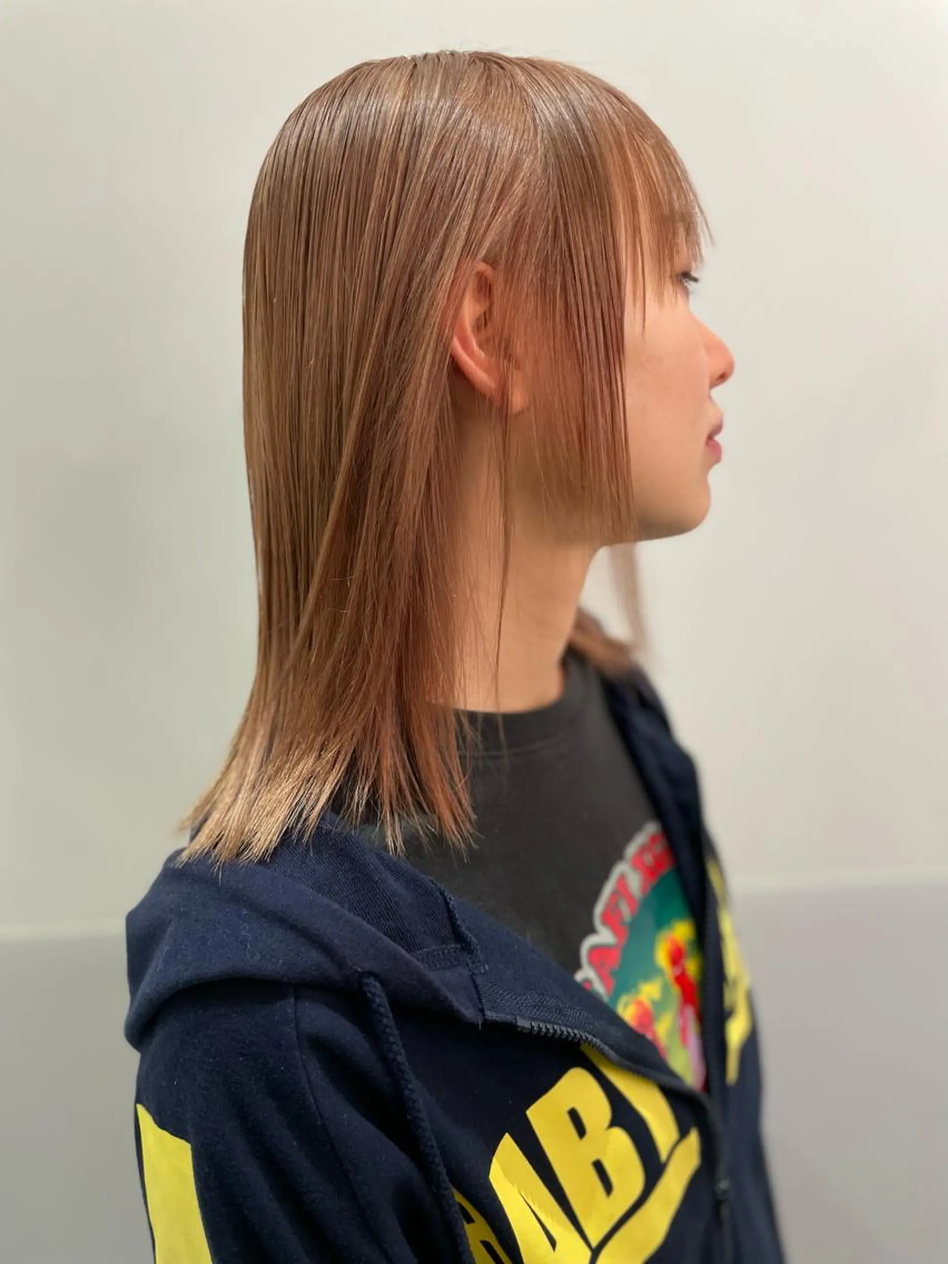 ミディアム カラー カット ヘアカラー トリートメント SALOWIN所属・ブリーチ🪡 ボブ🐬レイヤーのヘアスタイル