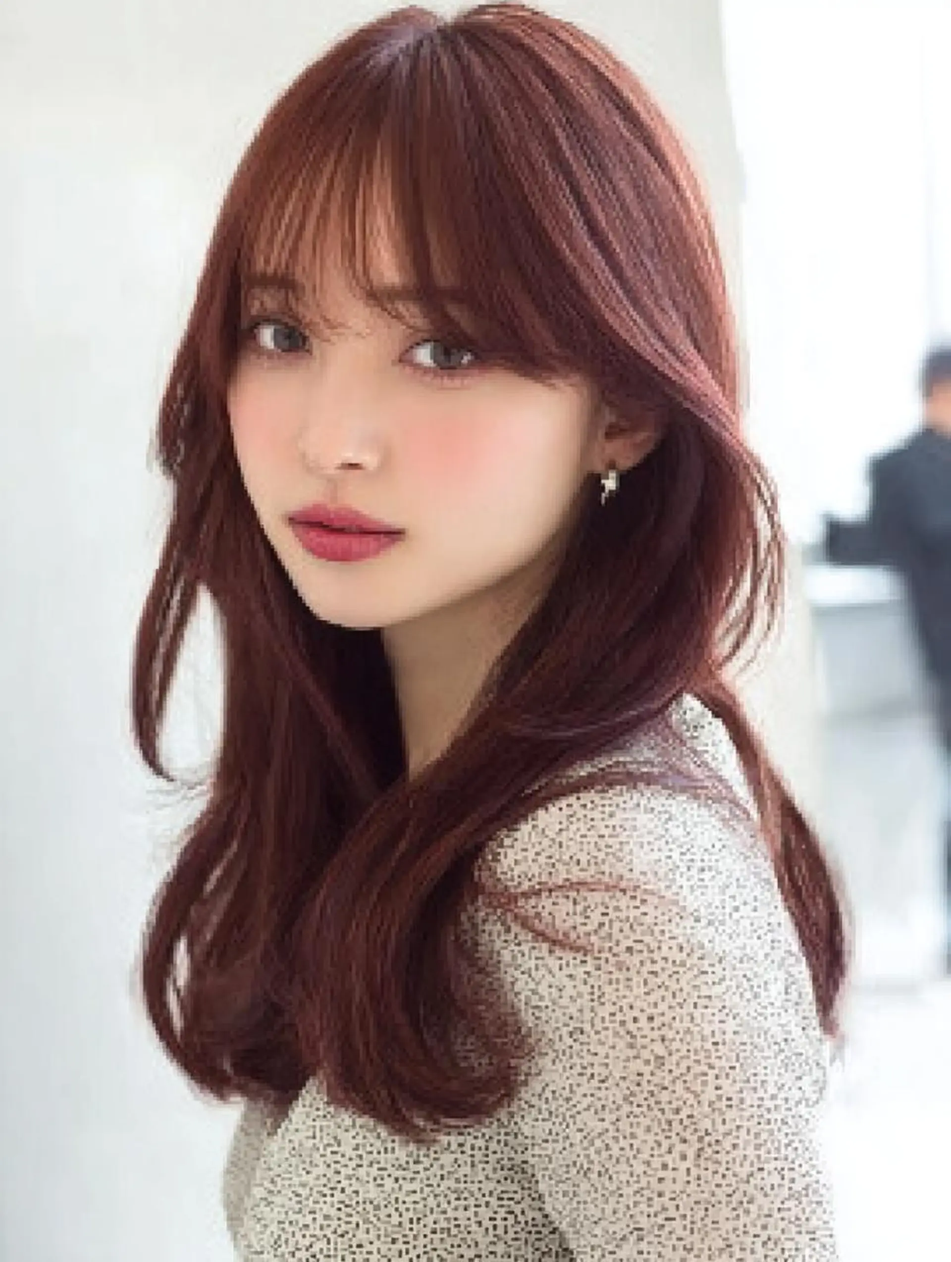 セミロング ハッシュカット 髪質改善 レイヤーカット 縮毛矯正 トリートメント カット ヘアカラー トリートメント 生艶髪&レイヤー🔔 渋谷お薦めNo.1✨のヘアスタイル