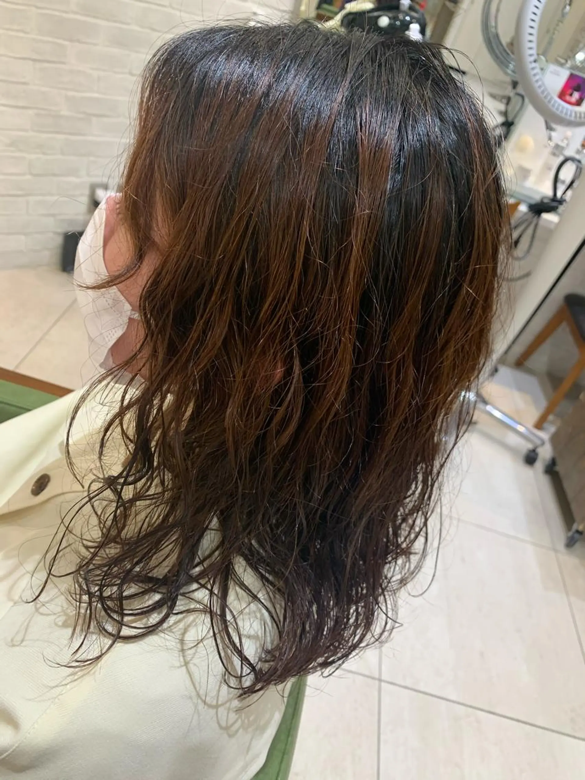 セミロング パーマ 高橋友里亜 /フリーランスのヘアスタイル