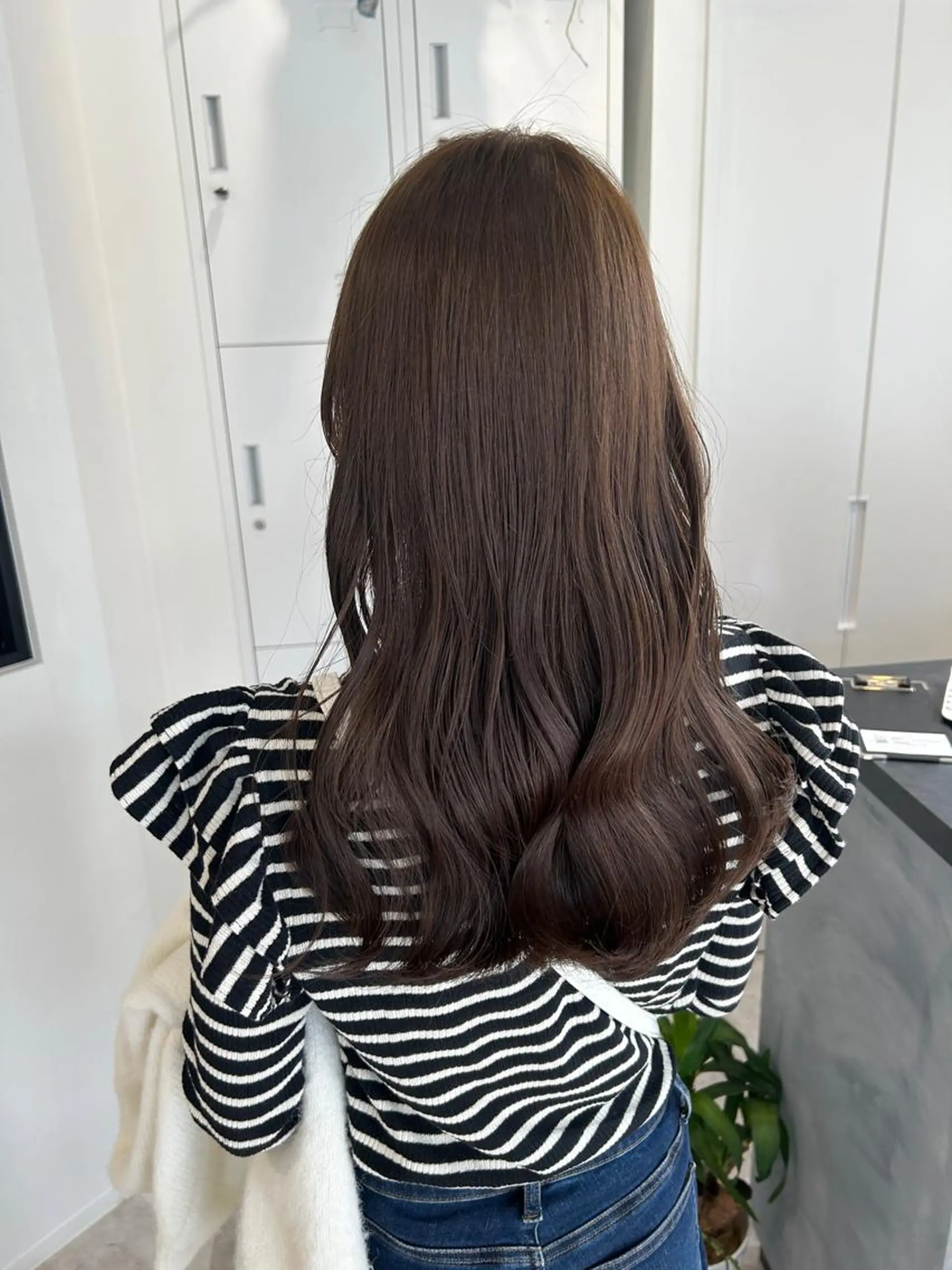 ロング カラー ヘアカラー トリートメント 河野いずみ レイヤー/ボブ 🤍のヘアスタイル