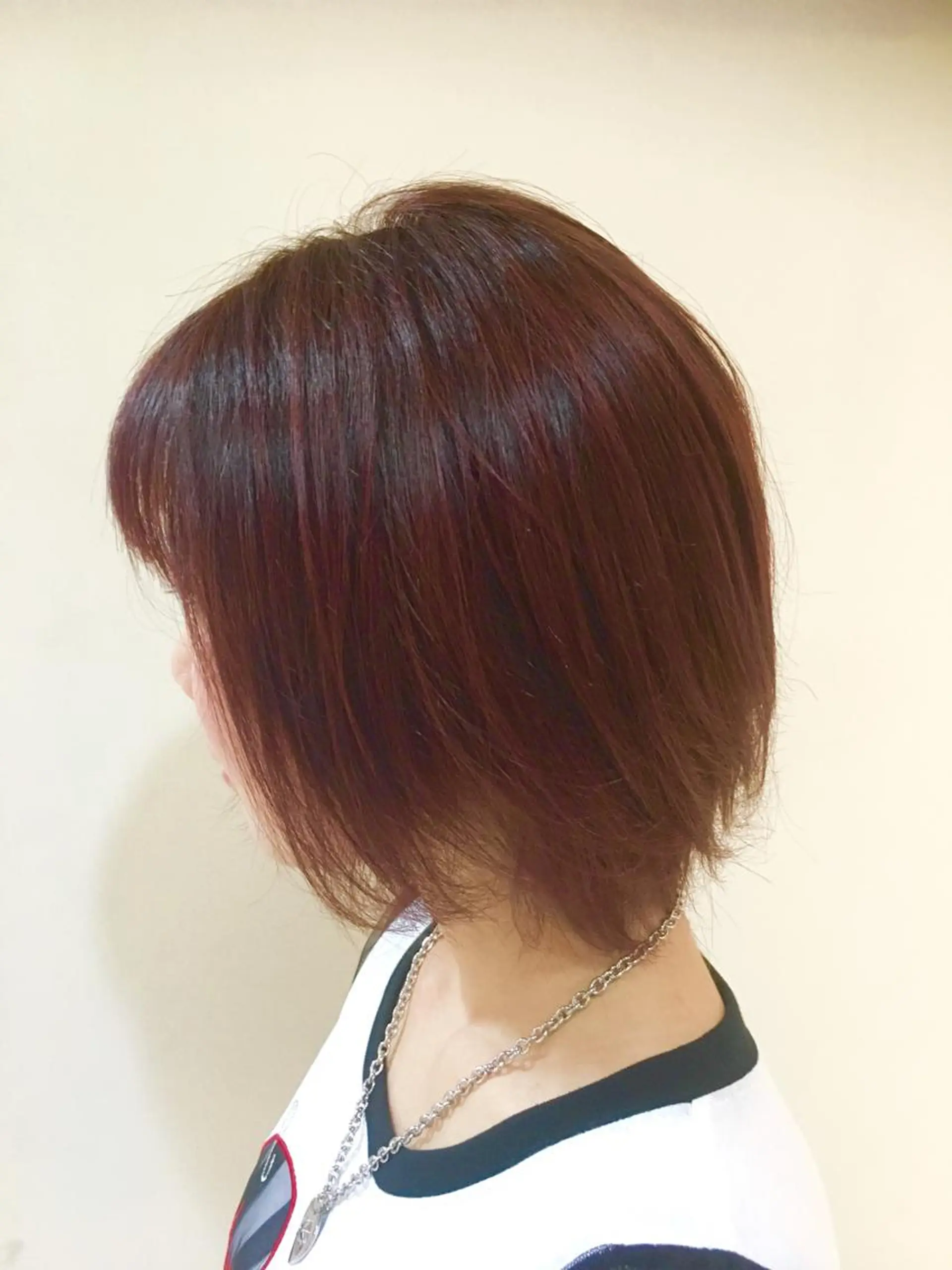 ショート カラー バイオレットカラー 永井 大希のヘアスタイル