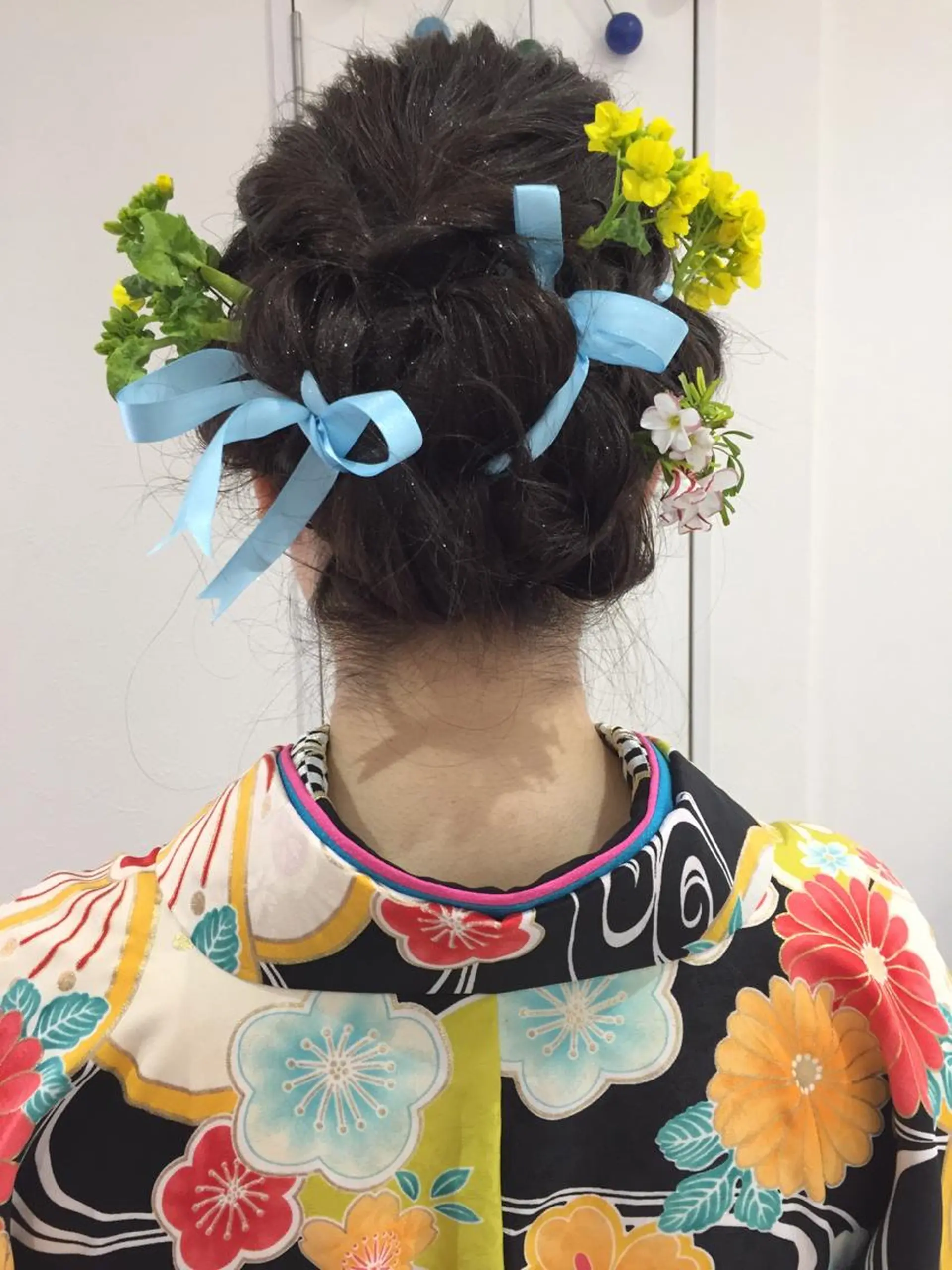 ミディアム 着付け 川瀬 歩美のヘアスタイル