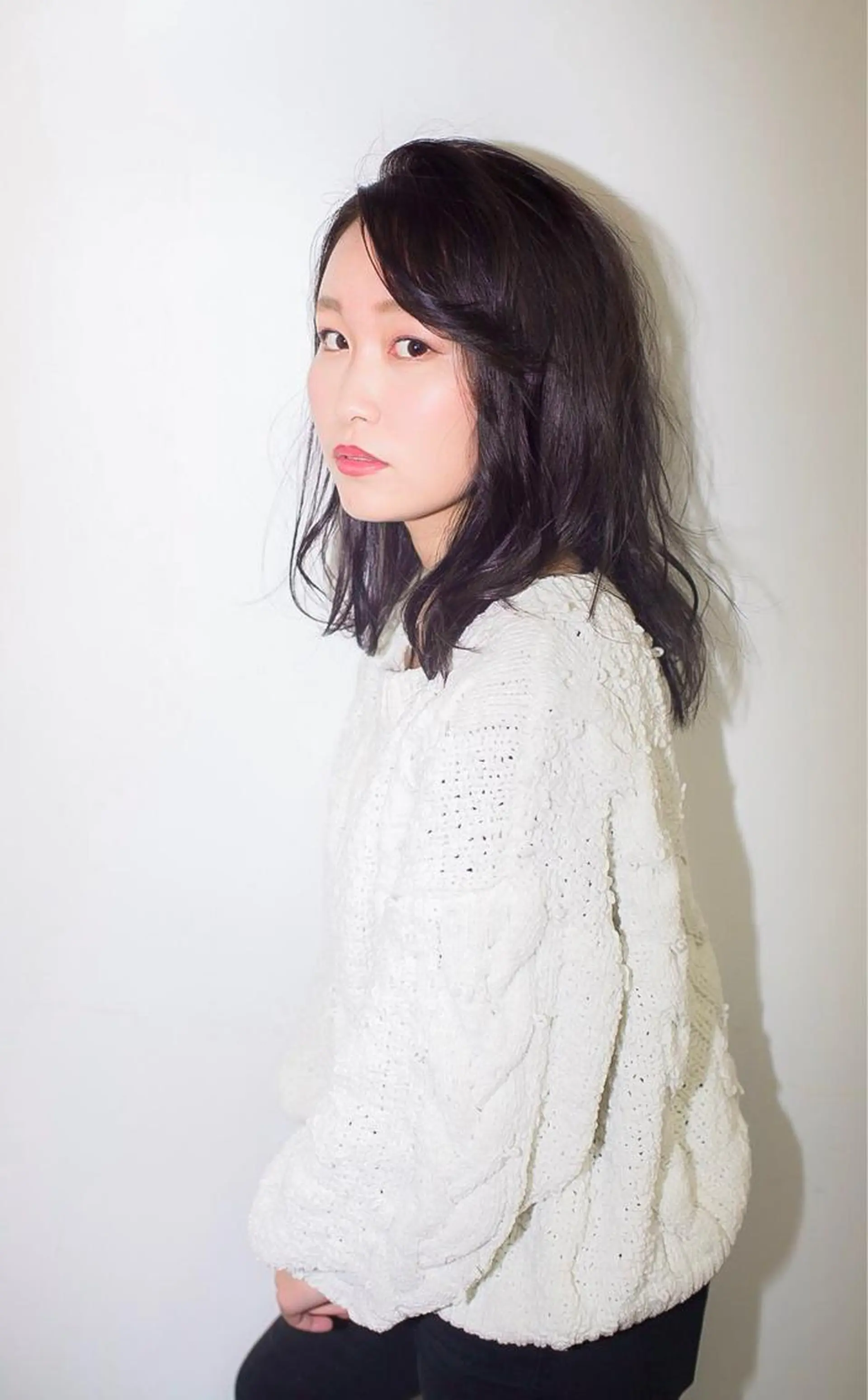 セミロング カラー 透明感カラー ダメージレスサロン✨ kayo🌱のヘアスタイル