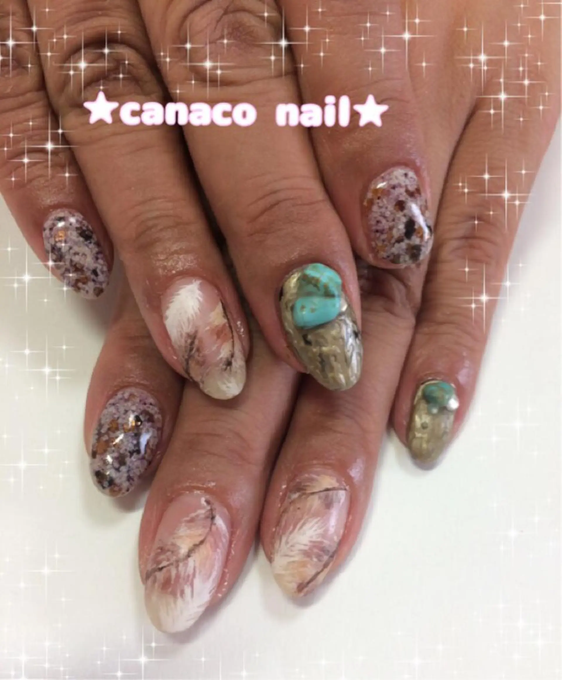 ネイル アートネイル ハンドネイル ハンドケア ベテランネイル cnc  nailのネイルデザイン