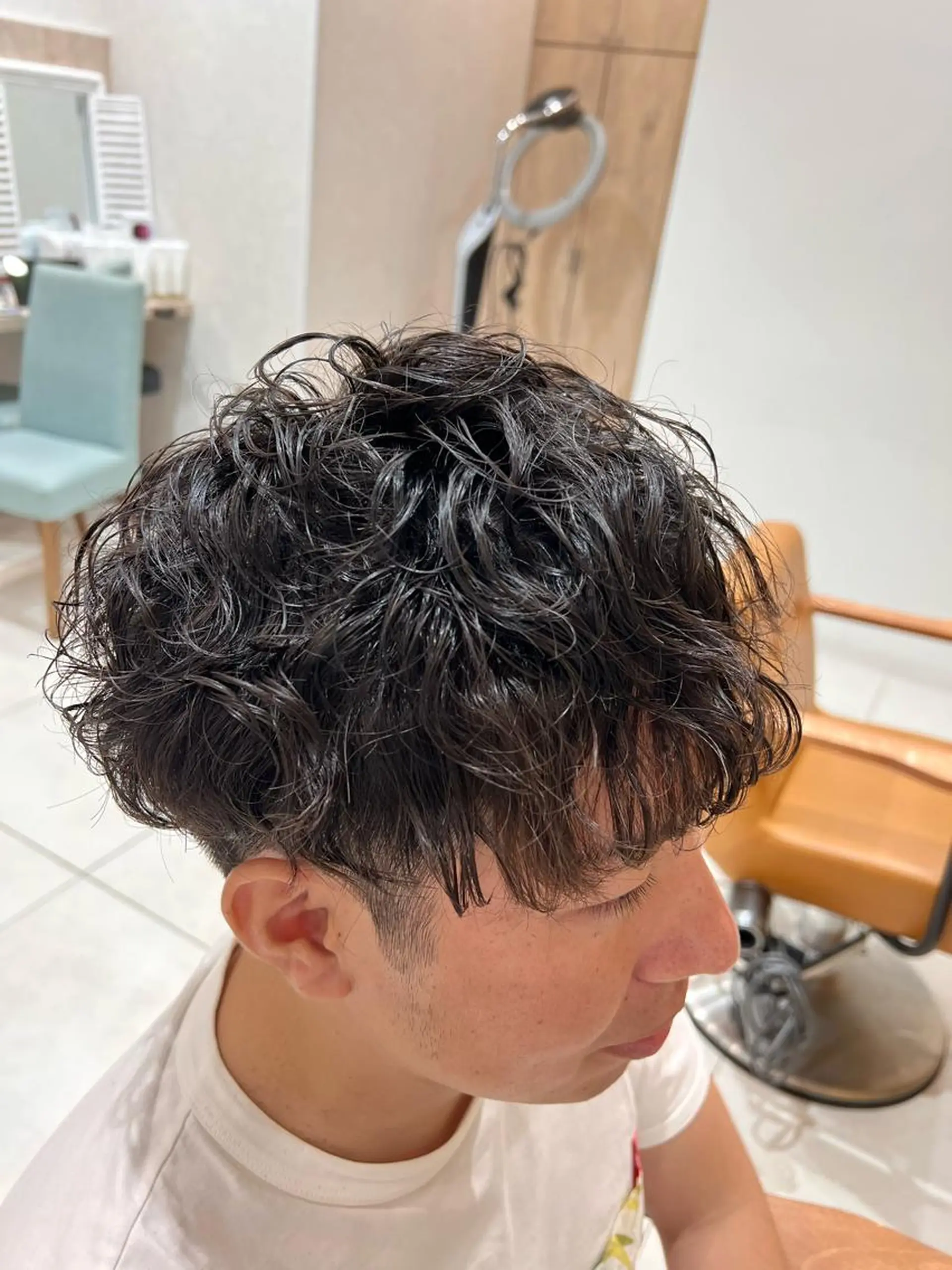 メンズ メンズパーマ メンズ特化フェザー パーマ🚗タケシのヘアスタイル