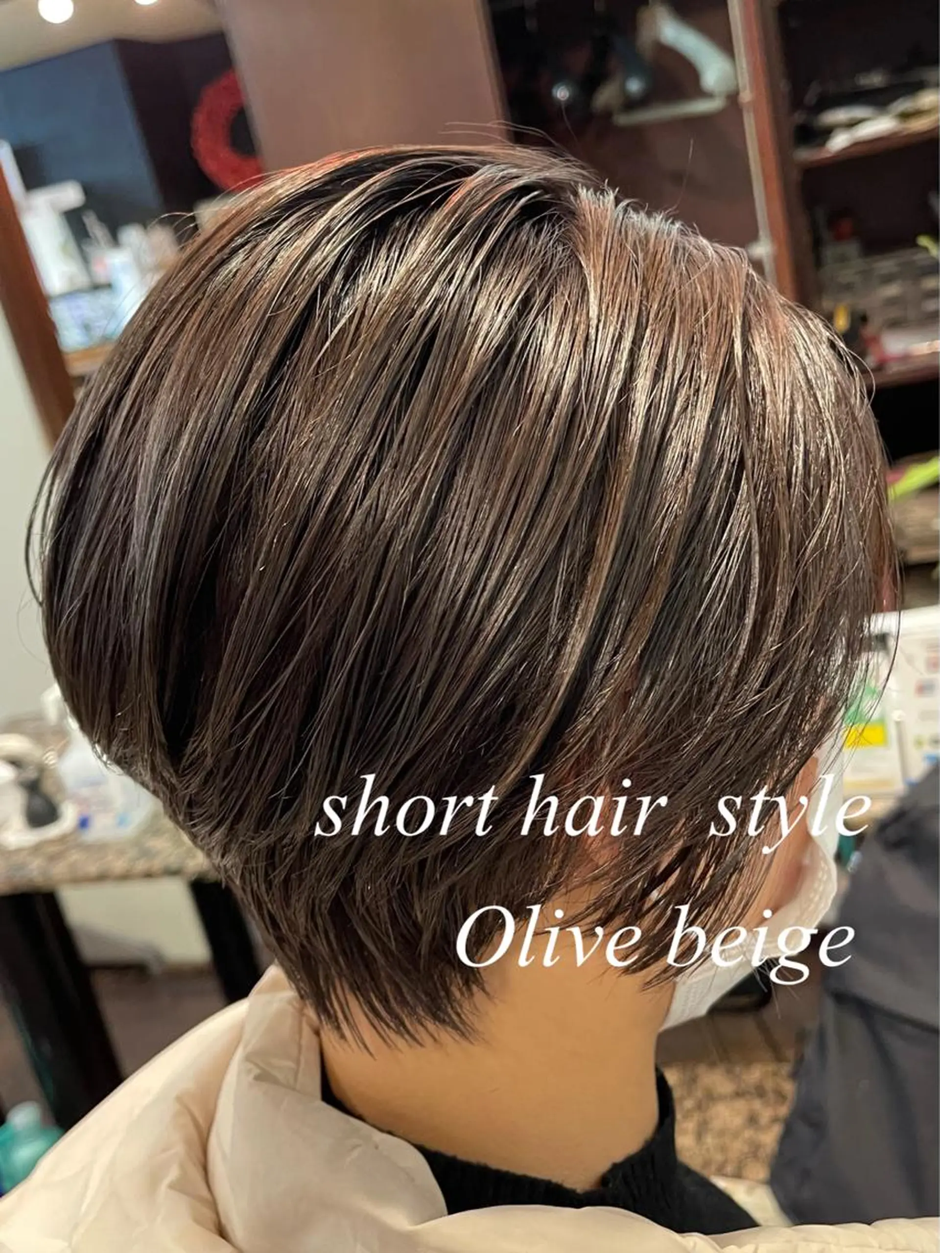 ショート カラー ショートヘア 堀江/レイヤーカット /髪質改善のヘアスタイル