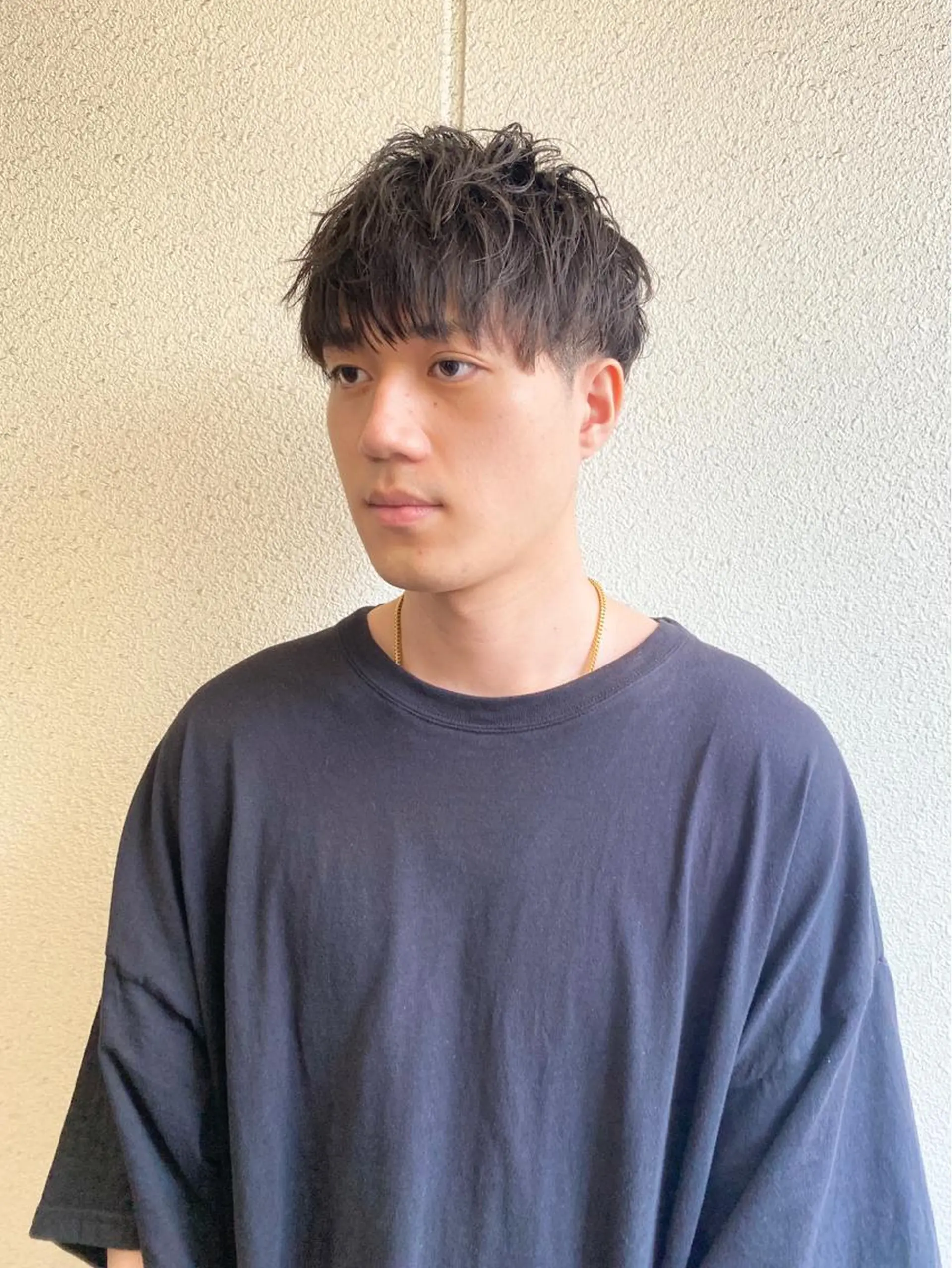 ショート パーマ メンズ カット パーマ ボブ/髪質改善/ レイヤー/池澤慎人のヘアスタイル