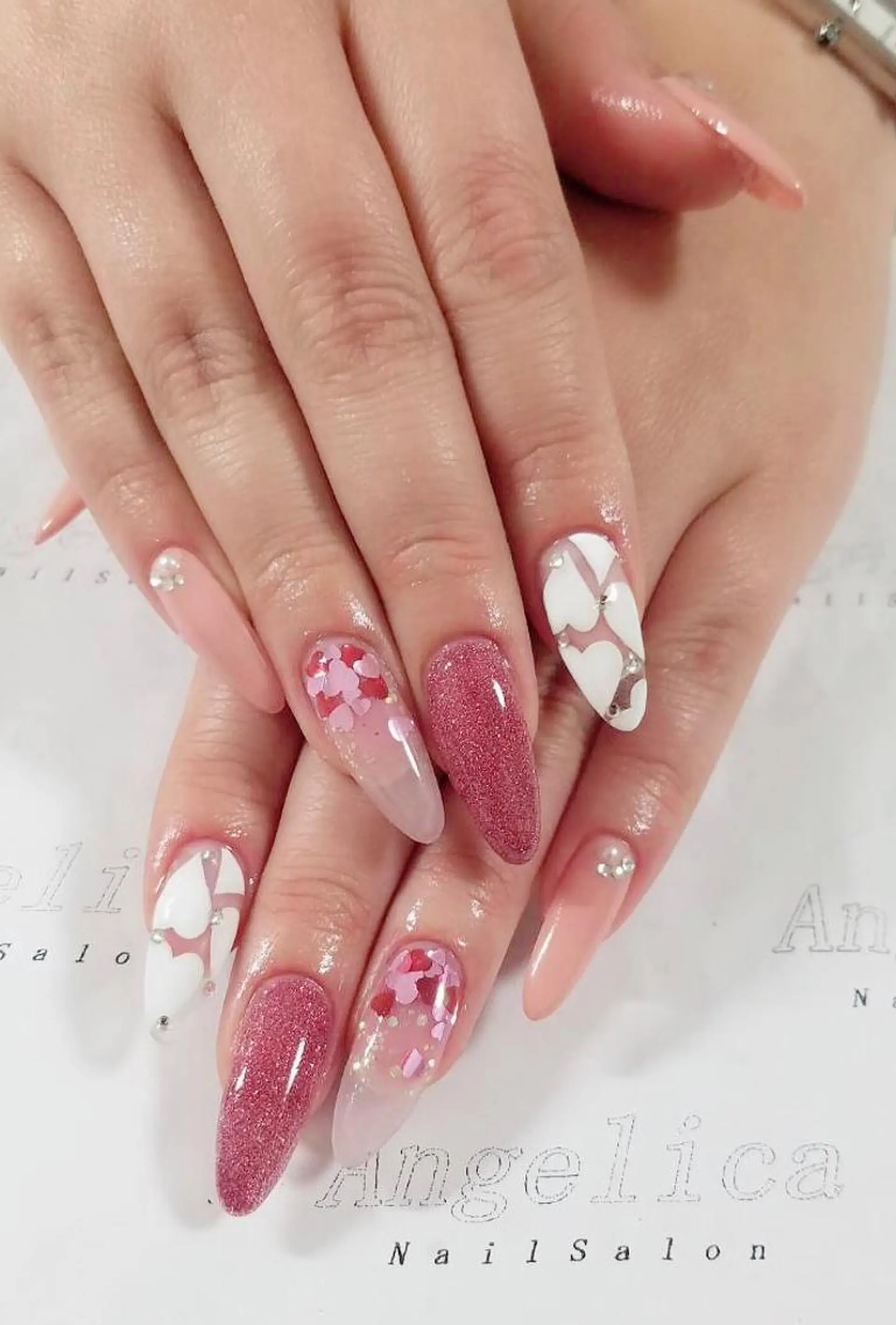 ネイル Angelica ネイリストのネイルデザイン