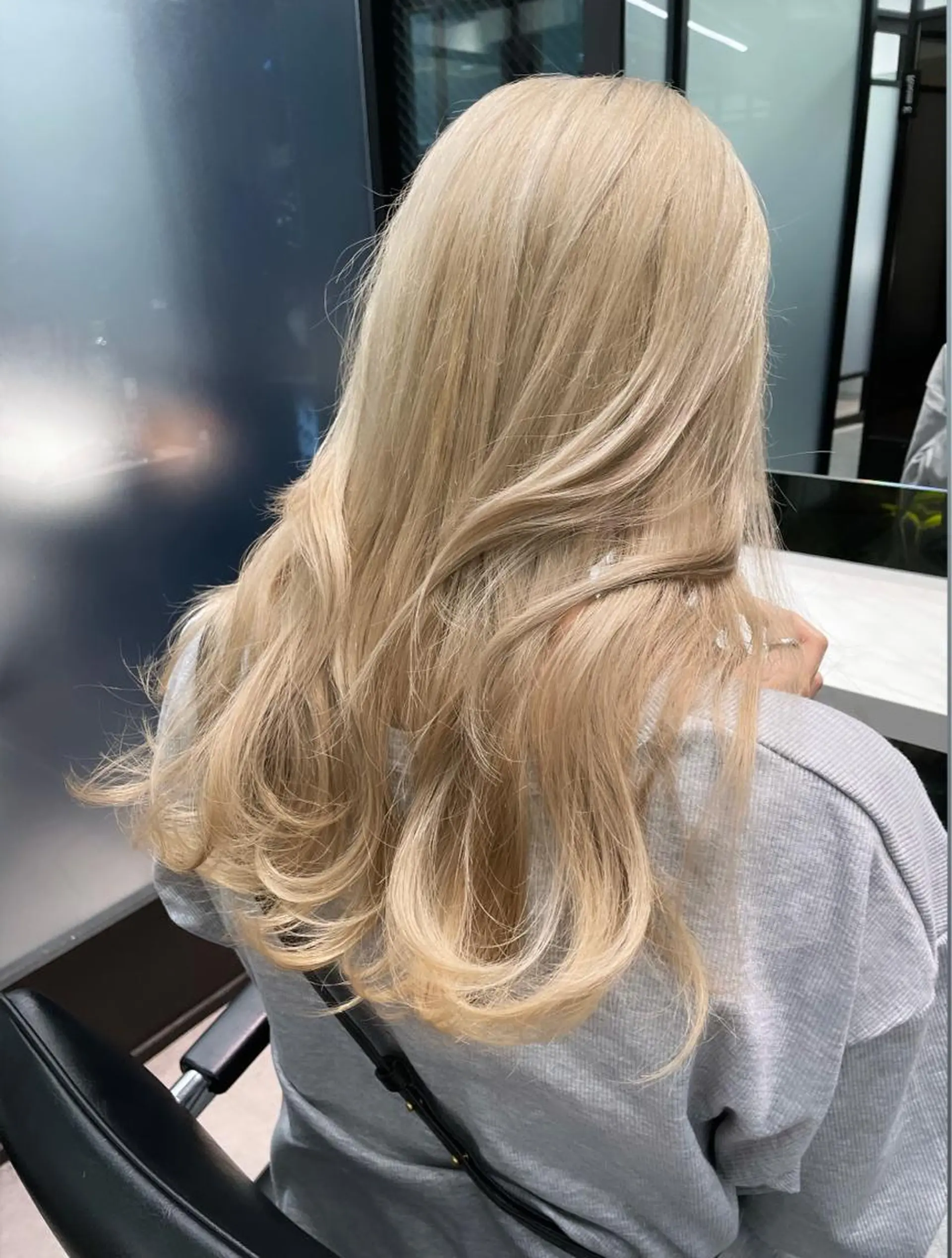 ミディアム カラー 韓国ヘア 店長NEGIのヘアスタイル