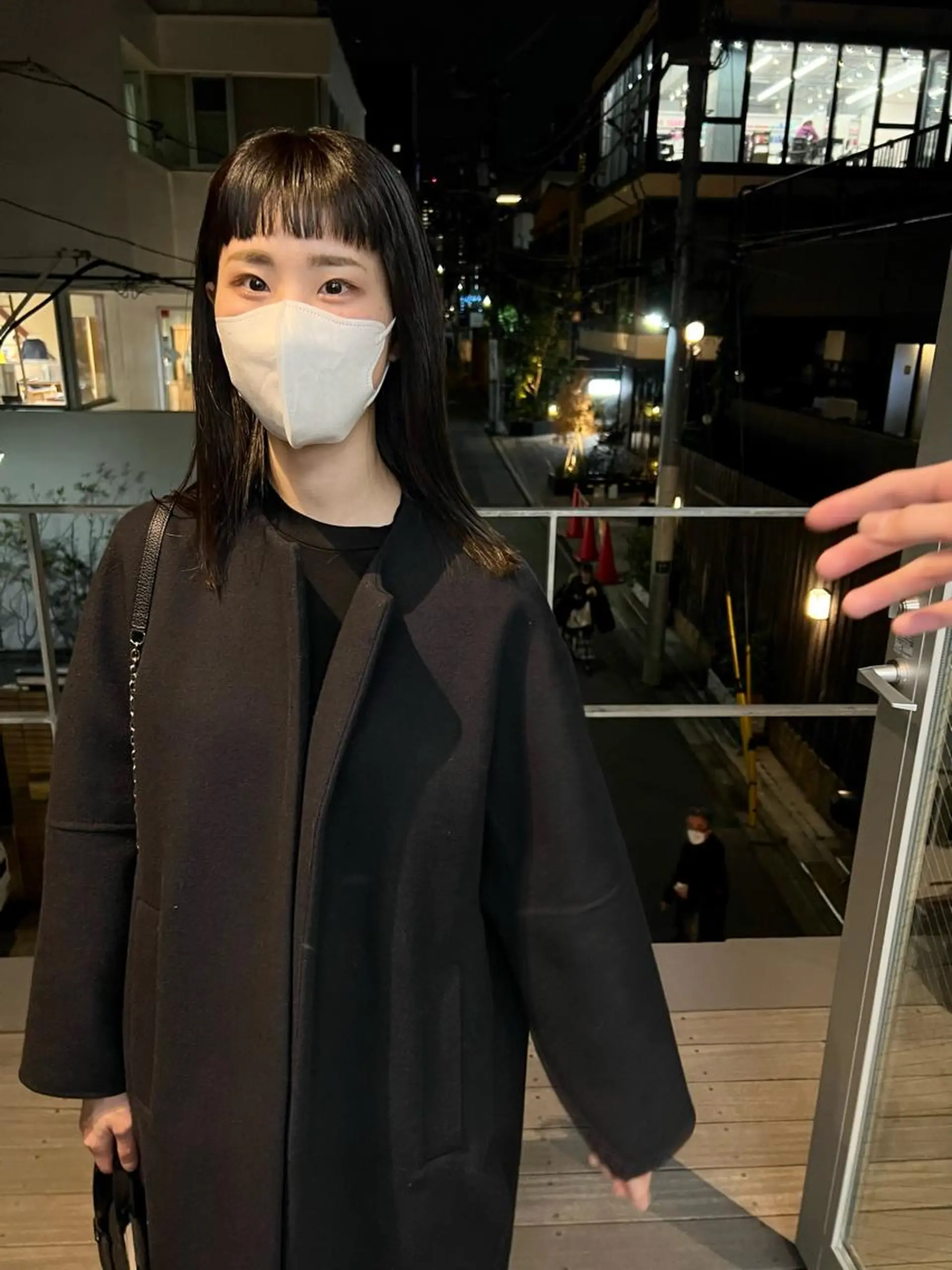 ミディアム オン眉 カット sakoda shunkiのヘアスタイル