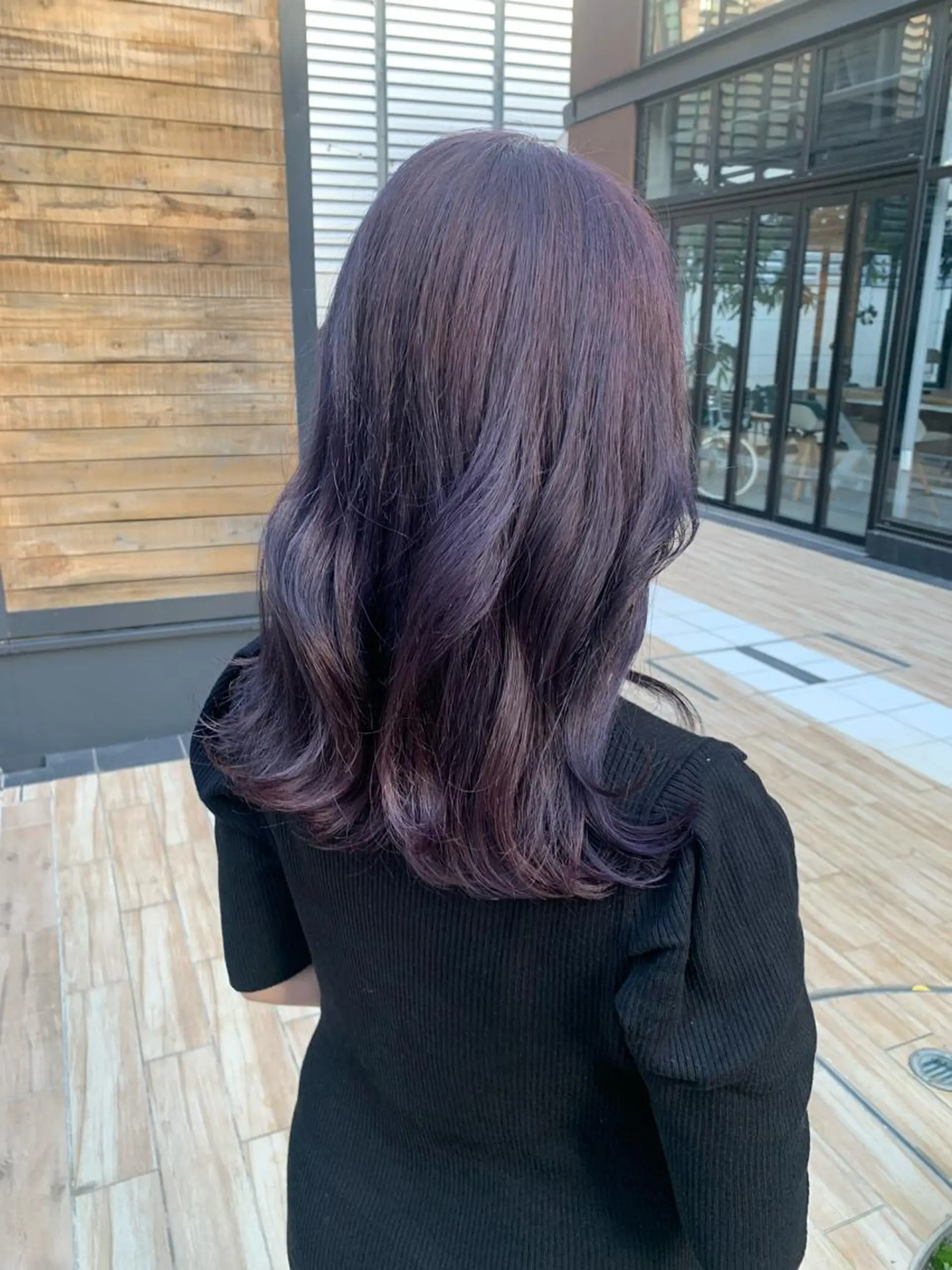 セミロング カラー ヘアアレンジ ブリーチ カット ヘアカラー トリートメント yuka .のヘアスタイル