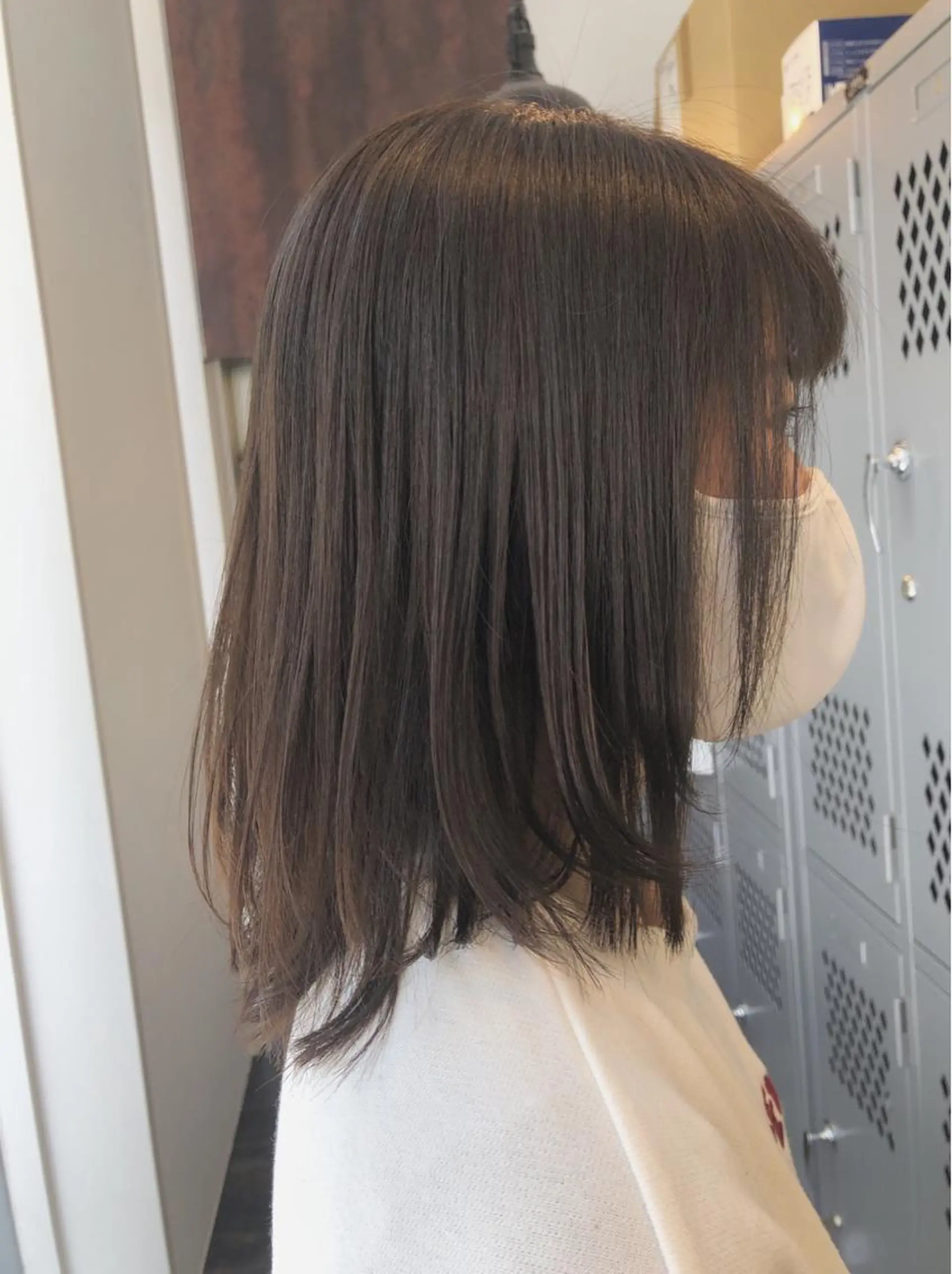 ミディアム カラー mai🐷髪質改善 🖤透ける暗髪🖤のヘアスタイル