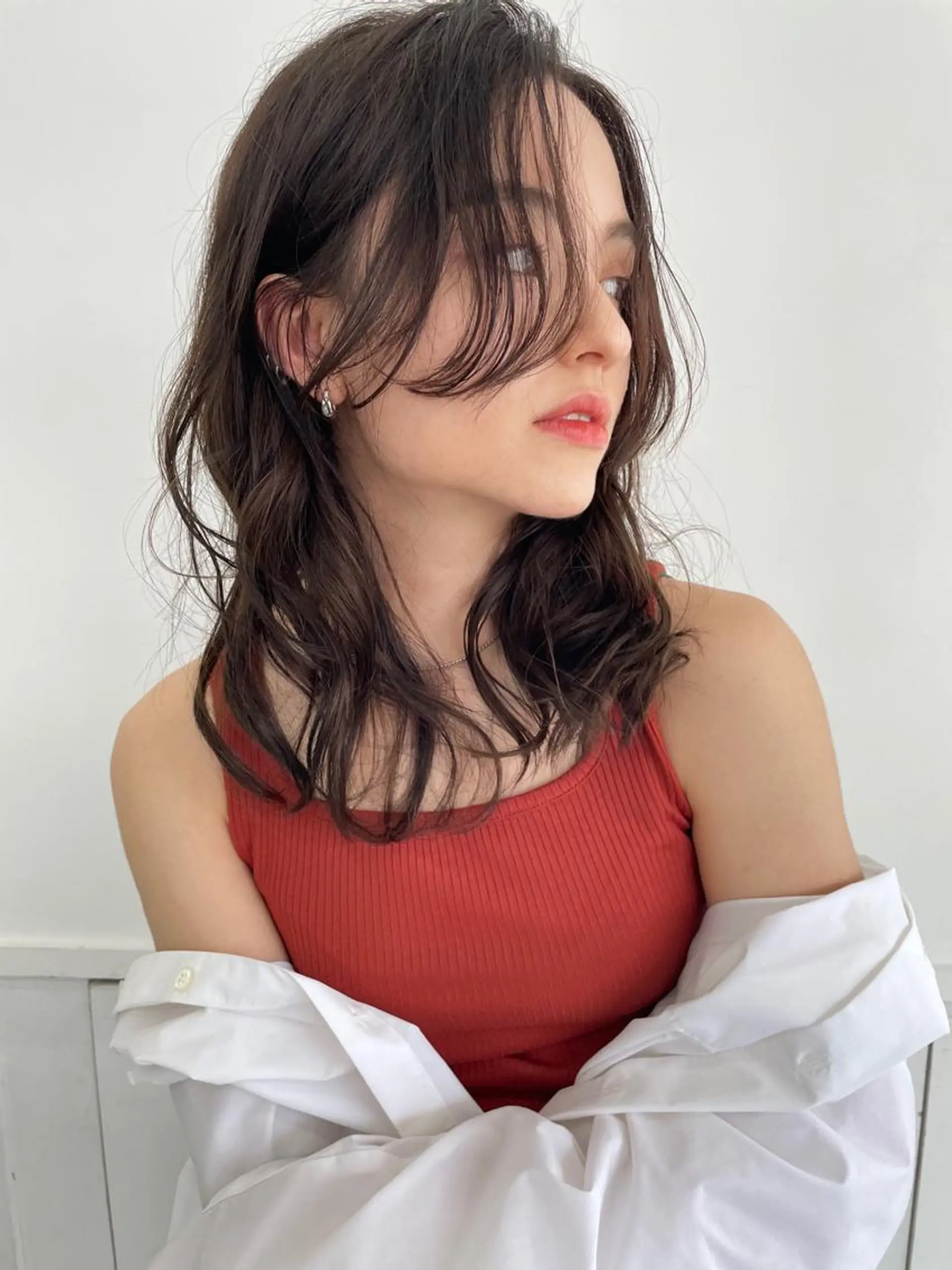 セミロング カラー 🍊美容室TU. LUCE／コン🍊のヘアスタイル