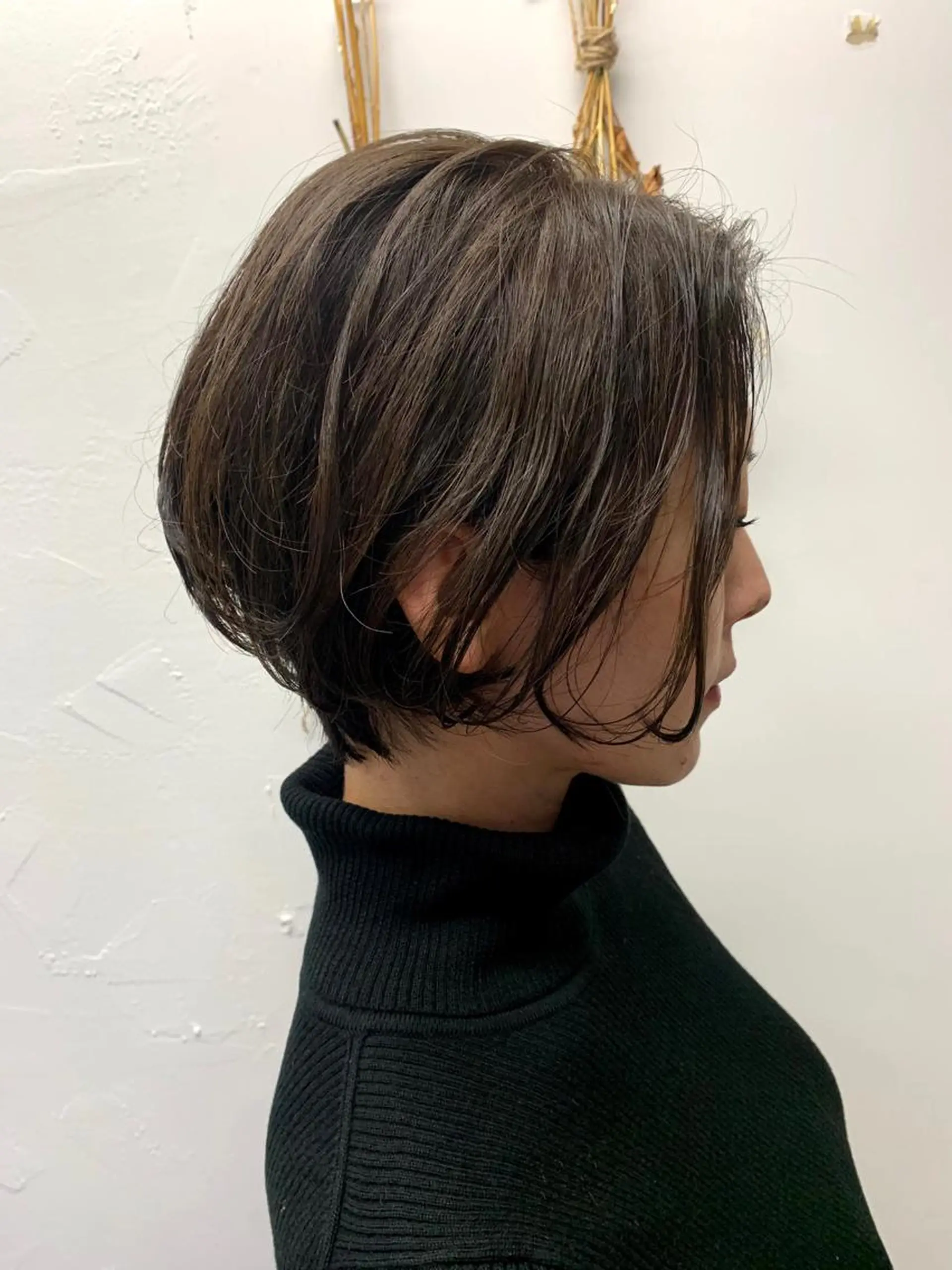 ショート カラー ハンサムショート ショートヘア カット ヘアカラー トリートメント newi 京橋 【yuuki】のヘアスタイル