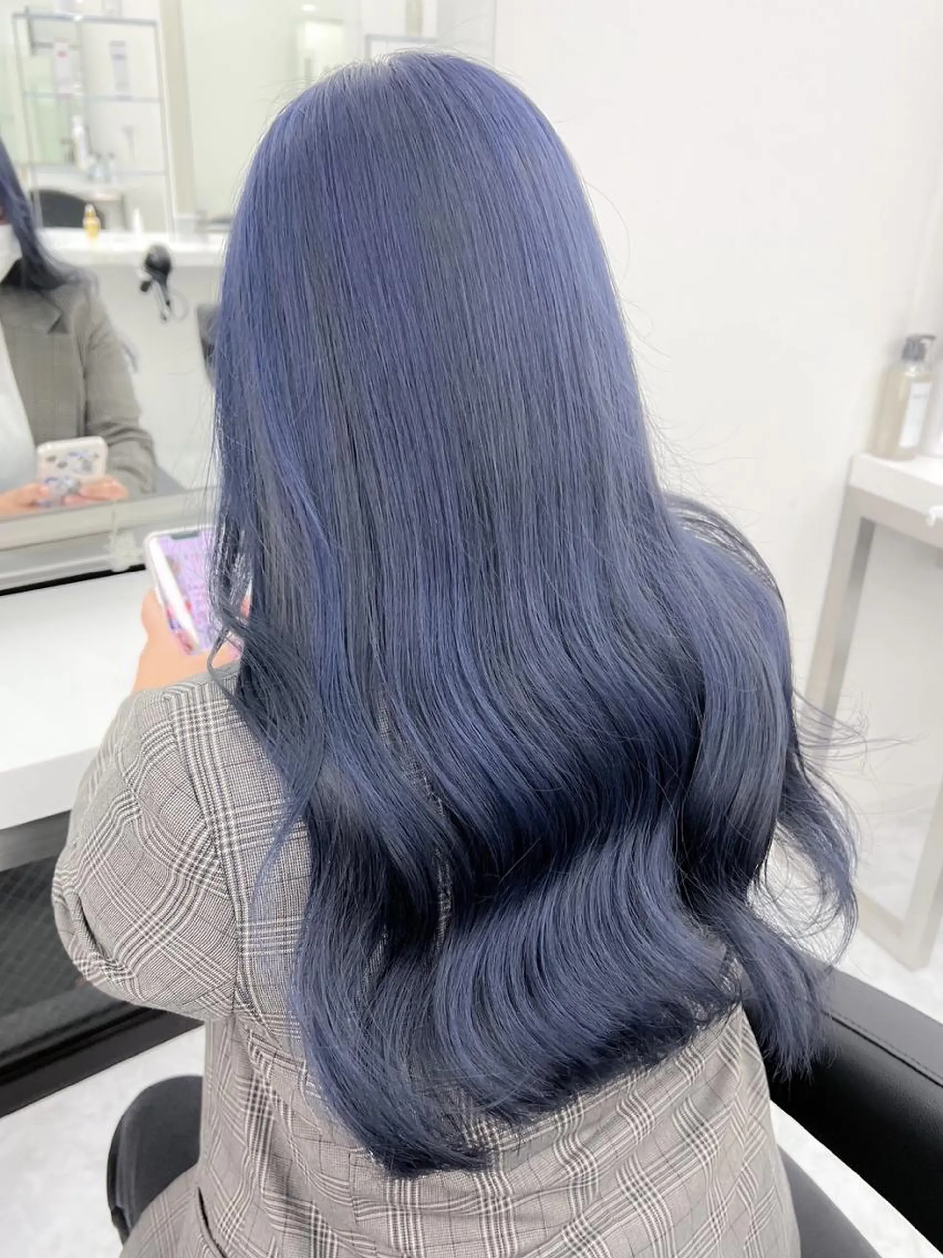 カラー 韓国うる艶ハイトーン 💙ayana💙のヘアスタイル