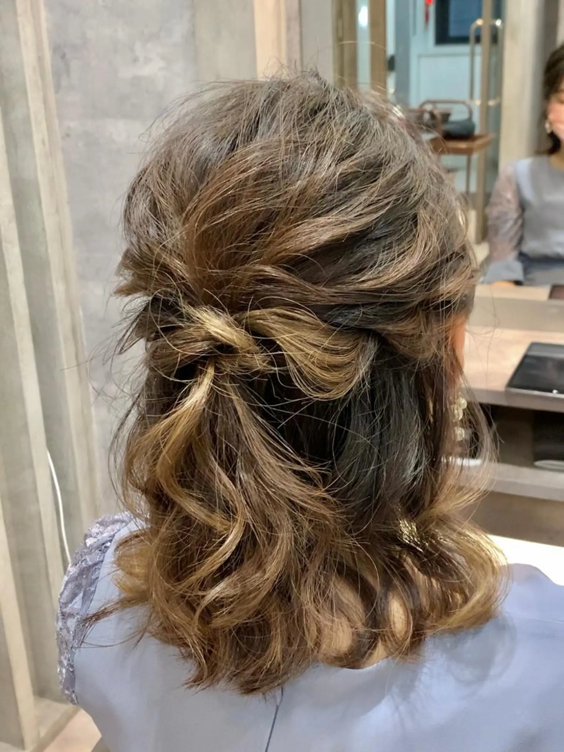 ヘアアレンジ ハーフアップ B E C H I C O〔べち子〕のヘアスタイル