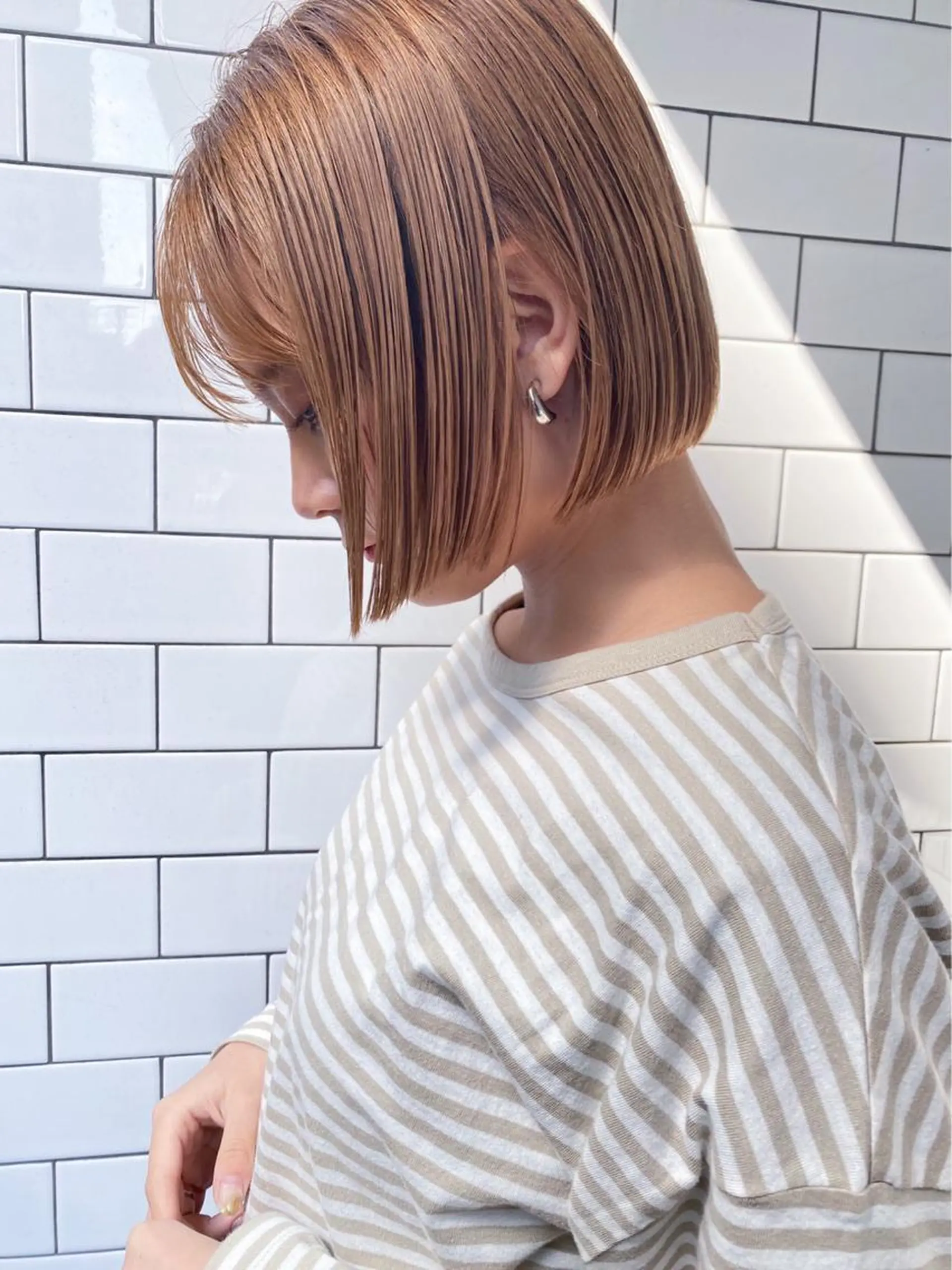 ショート カラー ヘアアレンジ 貴方以上に貴方の髪を 想う🌕野口昴夢のヘアスタイル