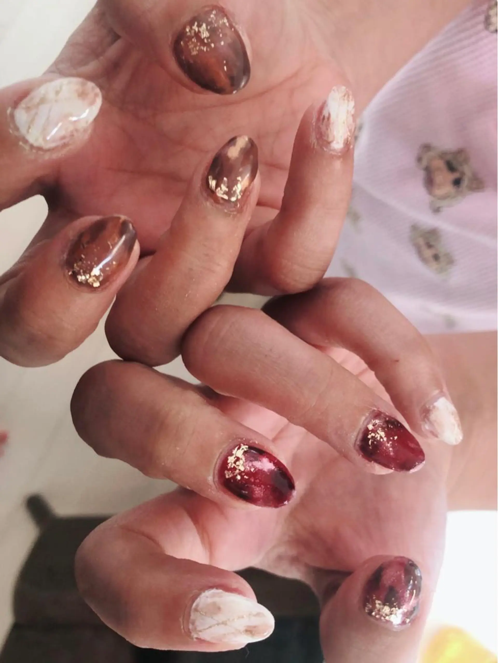 ネイル べっ甲ネイル ハンドネイル love ♡nailのネイルデザイン