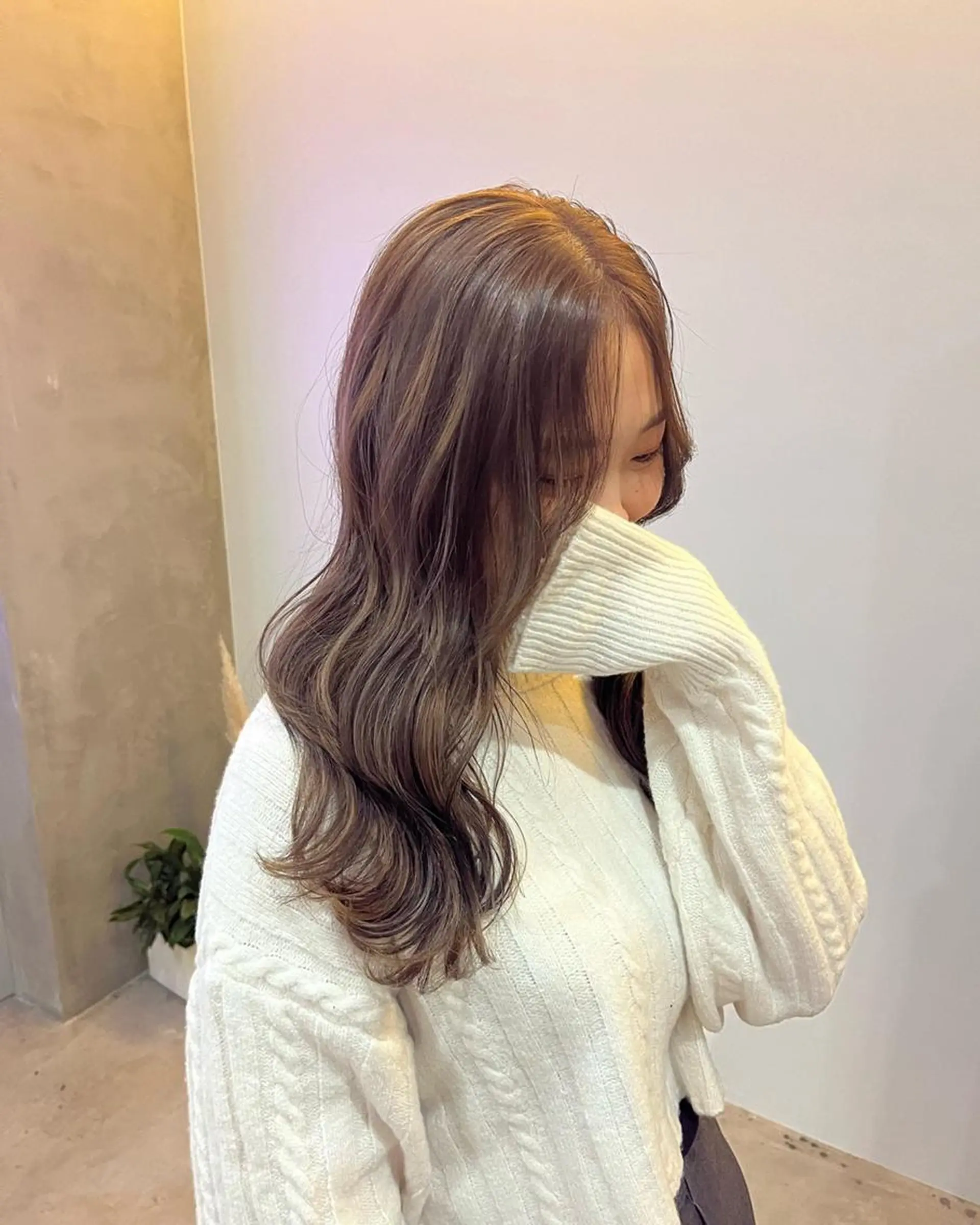 セミロング カラー メンズ 長谷川 湧のヘアスタイル