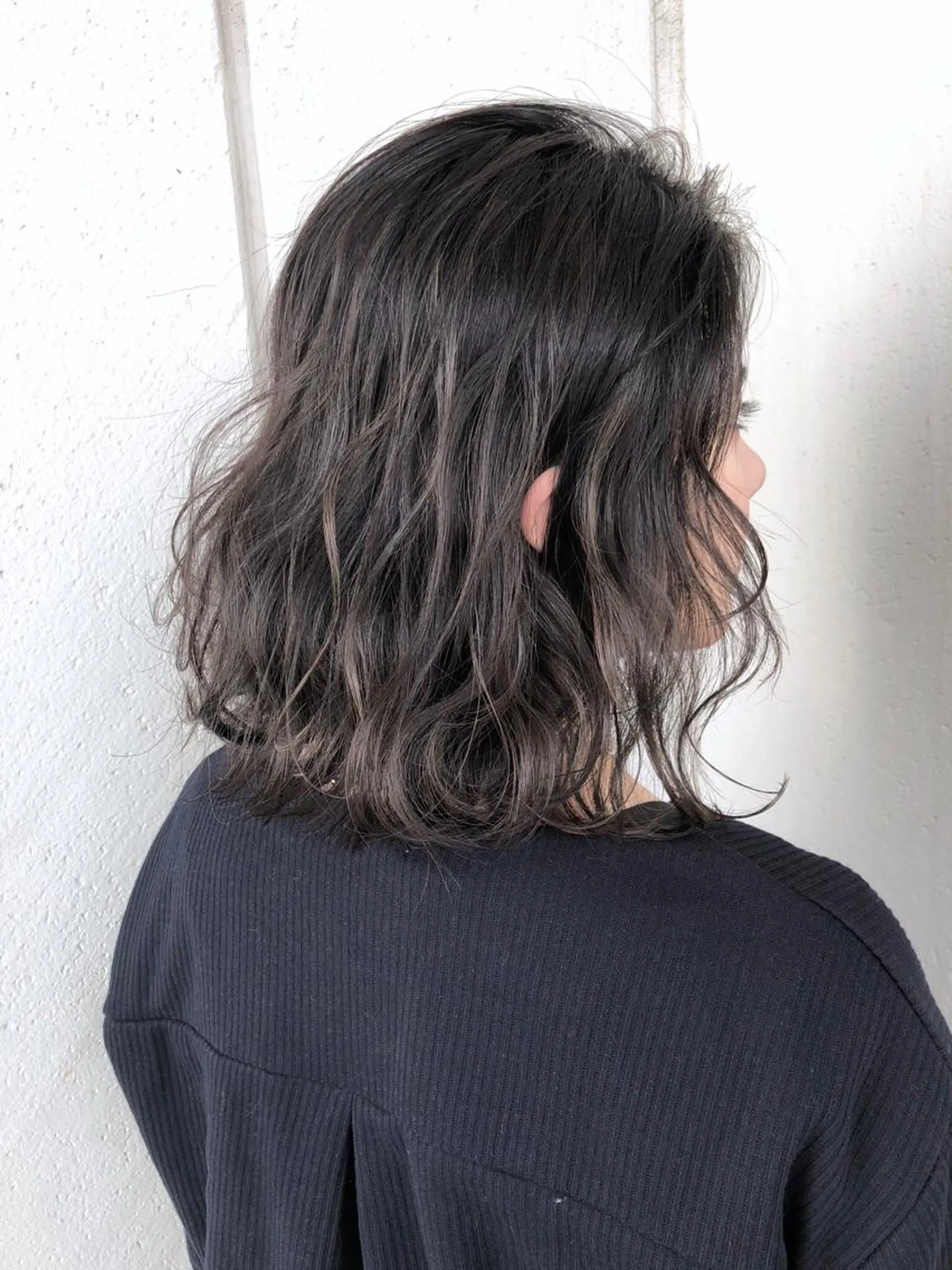 ショート カラー パーマ ヘアアレンジ アッシュ ハイライトカラー ハイライト 境 健助のヘアスタイル