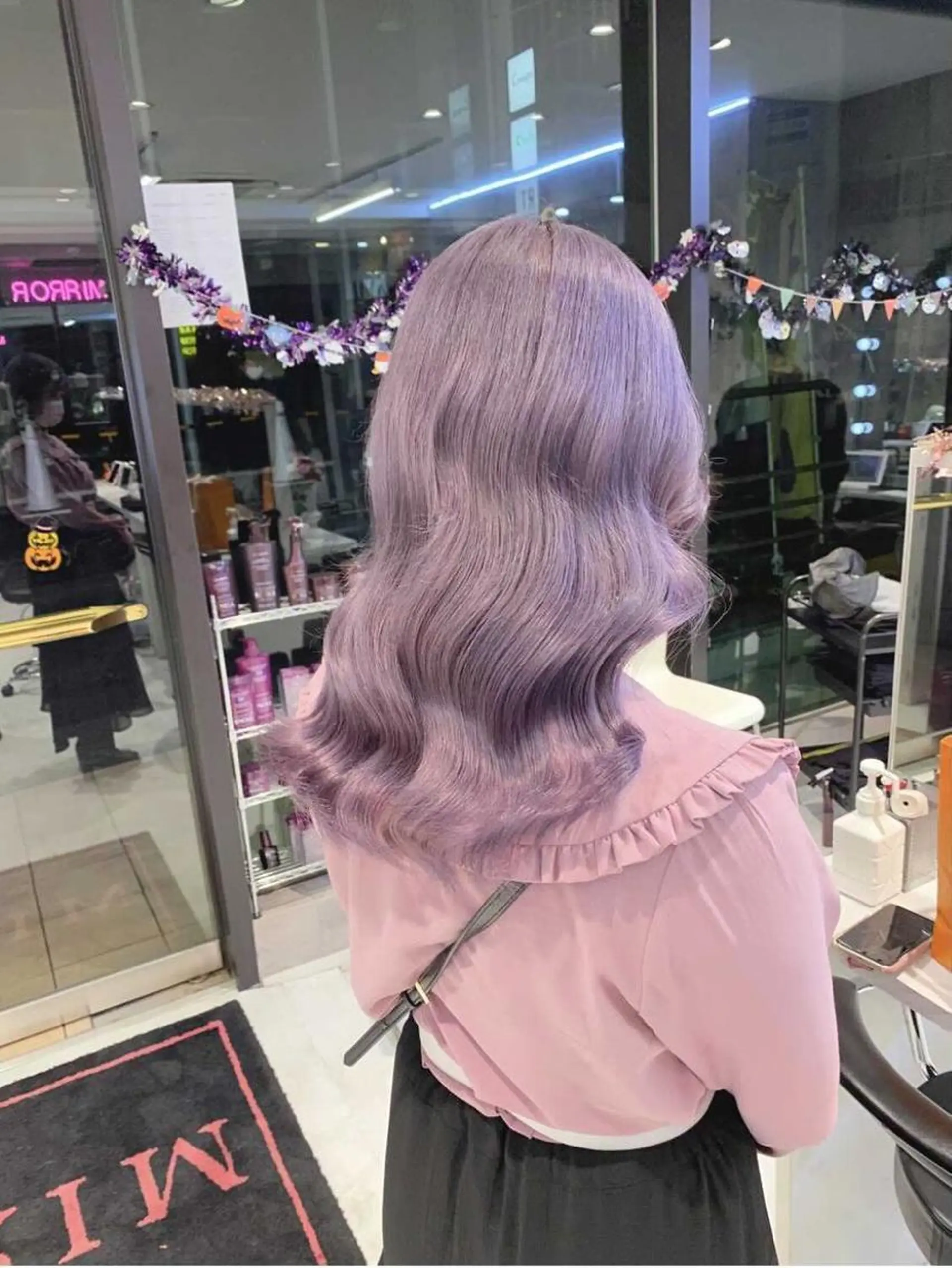 ミディアム カラー ヘアカラー トリートメント ガーリーヘア 🎀 Rika 🫧のヘアスタイル