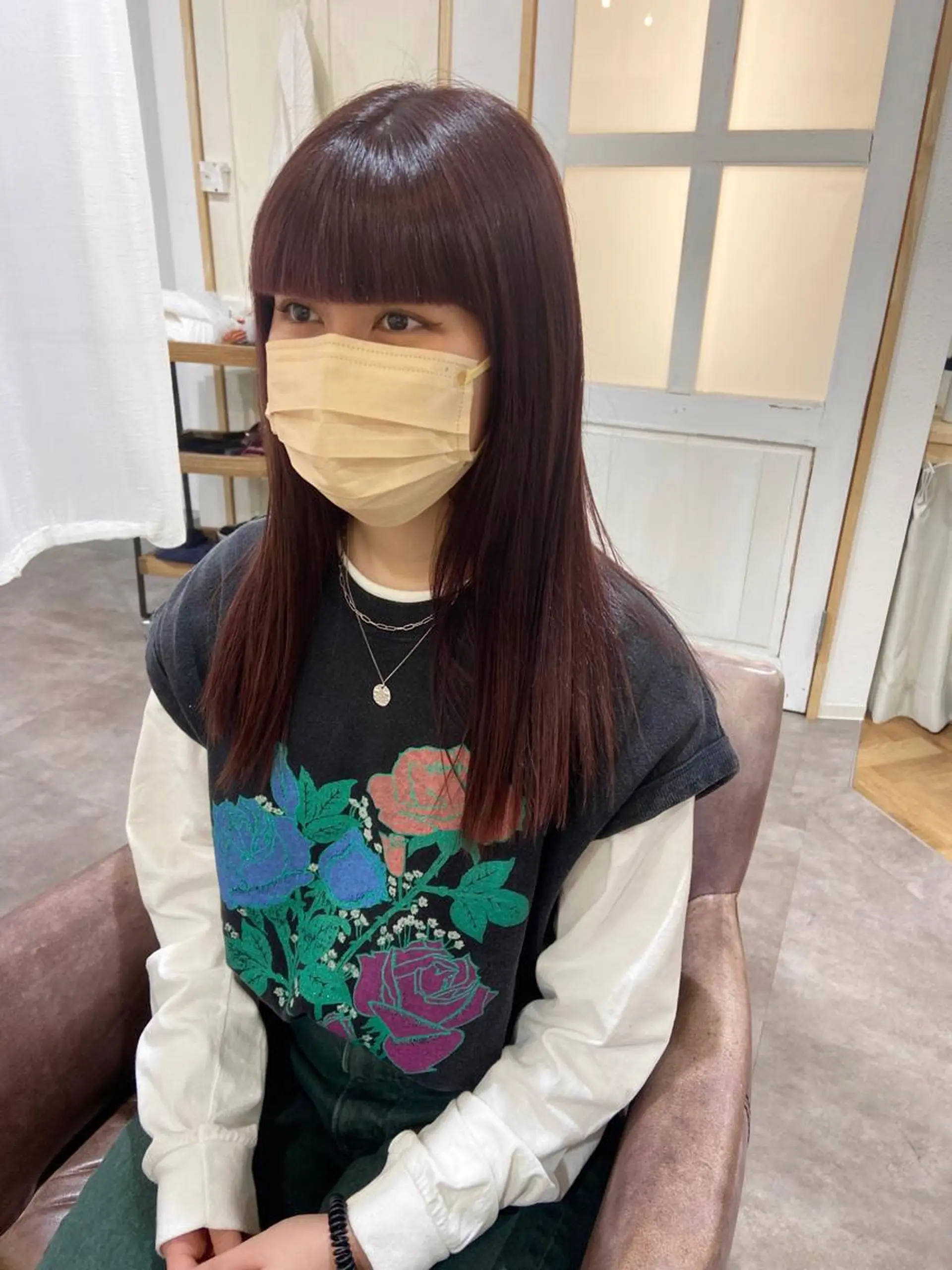 ロング カラー merc.🌿💚 八幡真衣のヘアスタイル