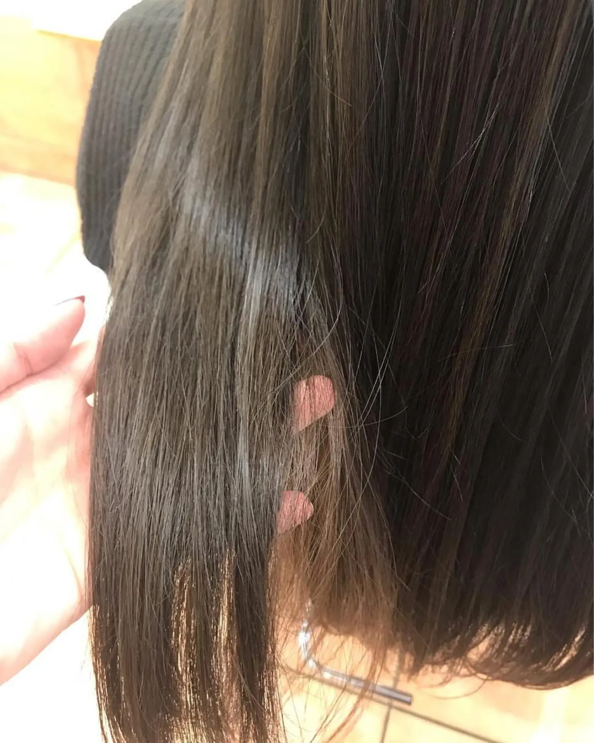 カット 縮毛矯正 トリートメント レイヤーカット・ 縮毛矯正 星野のヘアスタイル
