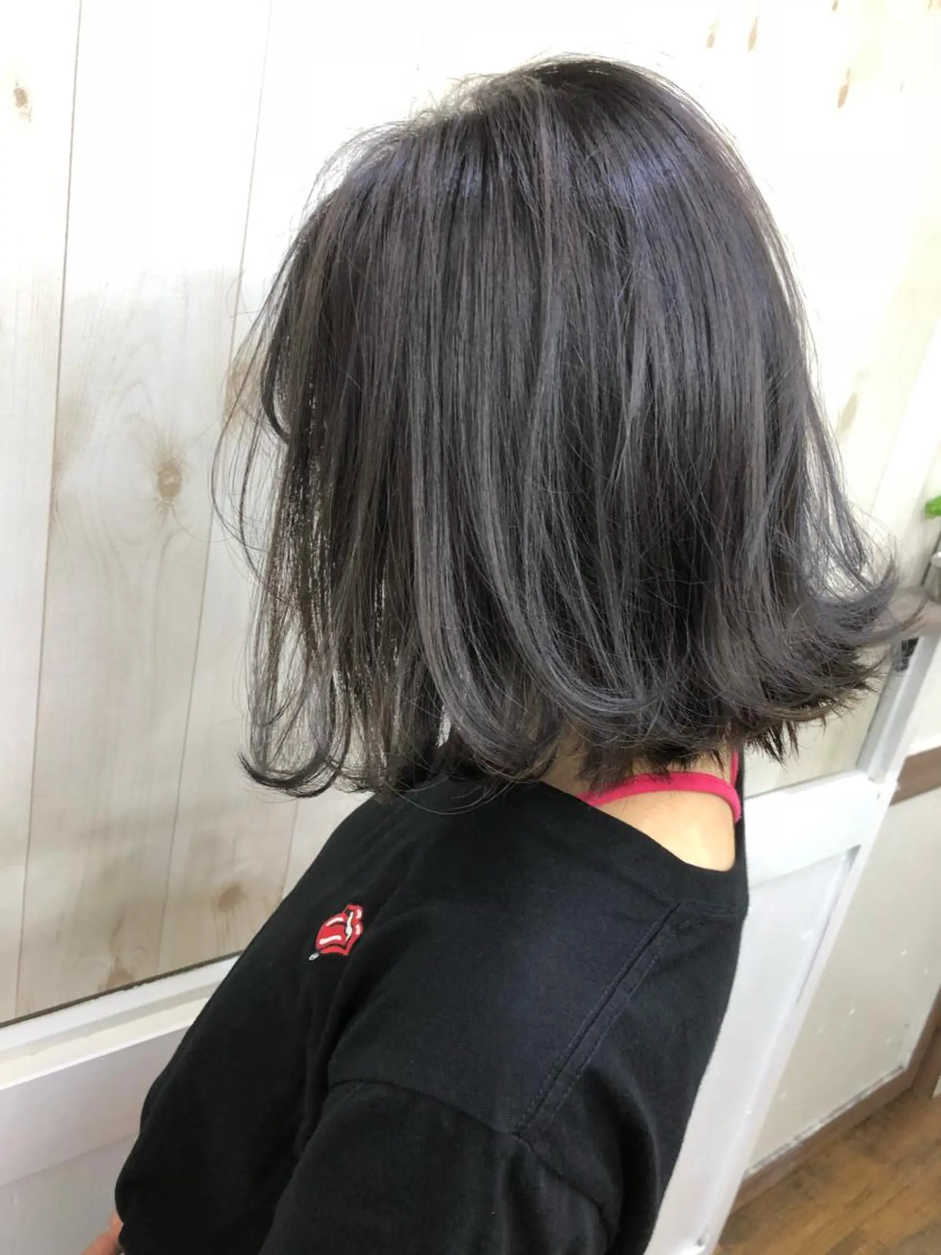 ミディアム カラー ブリーチ ディープラベンダー グレージュ ラベンダーカラー ラベンダーグレージュ ヘアカラー PSY(サイ)所属・PSY(サイ)池袋 金田尚久🎨のヘアスタイル