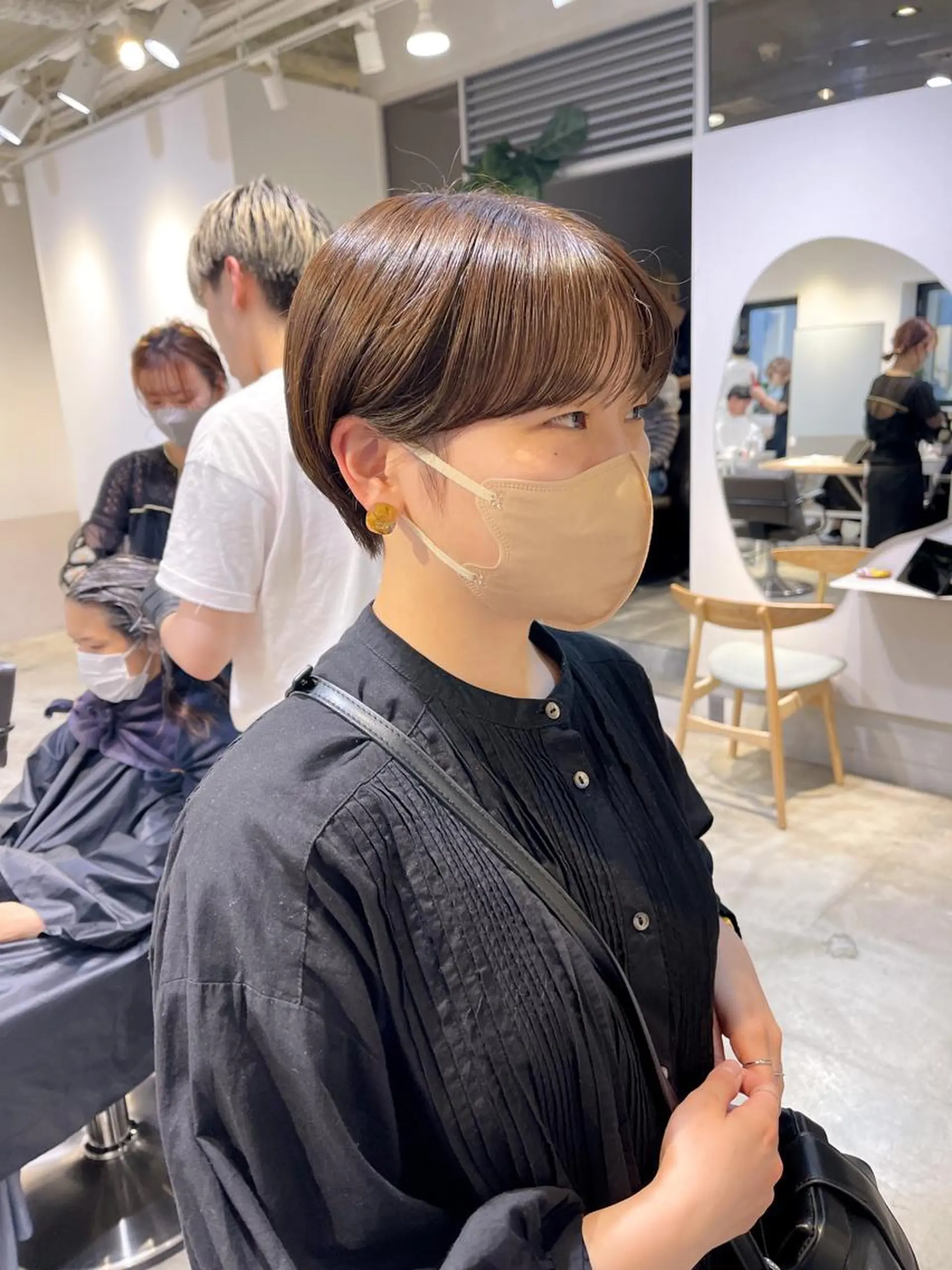 ショート ショートヘア カット ヘアカラー 川本 裕🌿のヘアスタイル