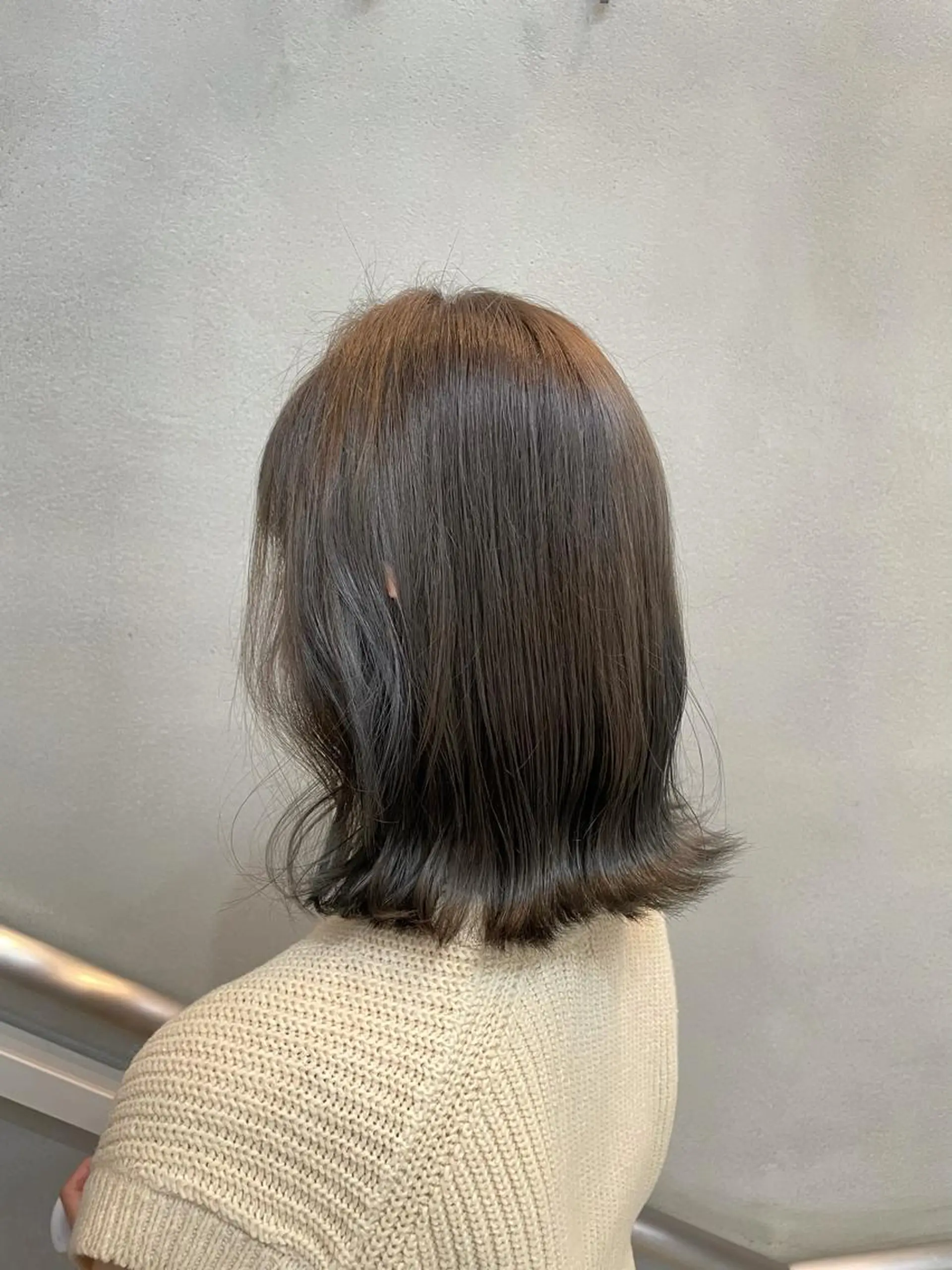 ミディアム カラー 透明感カラー グレージュ イルミナカラー 沖縄/ヘアアレンジ /ナカノのヘアスタイル