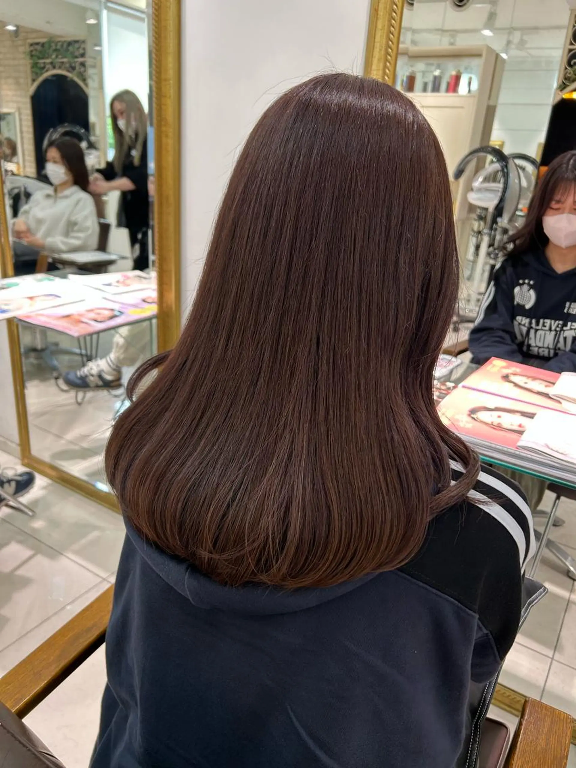 ロング カラー 透明感カラー 古山 結季🌙🖤のヘアスタイル